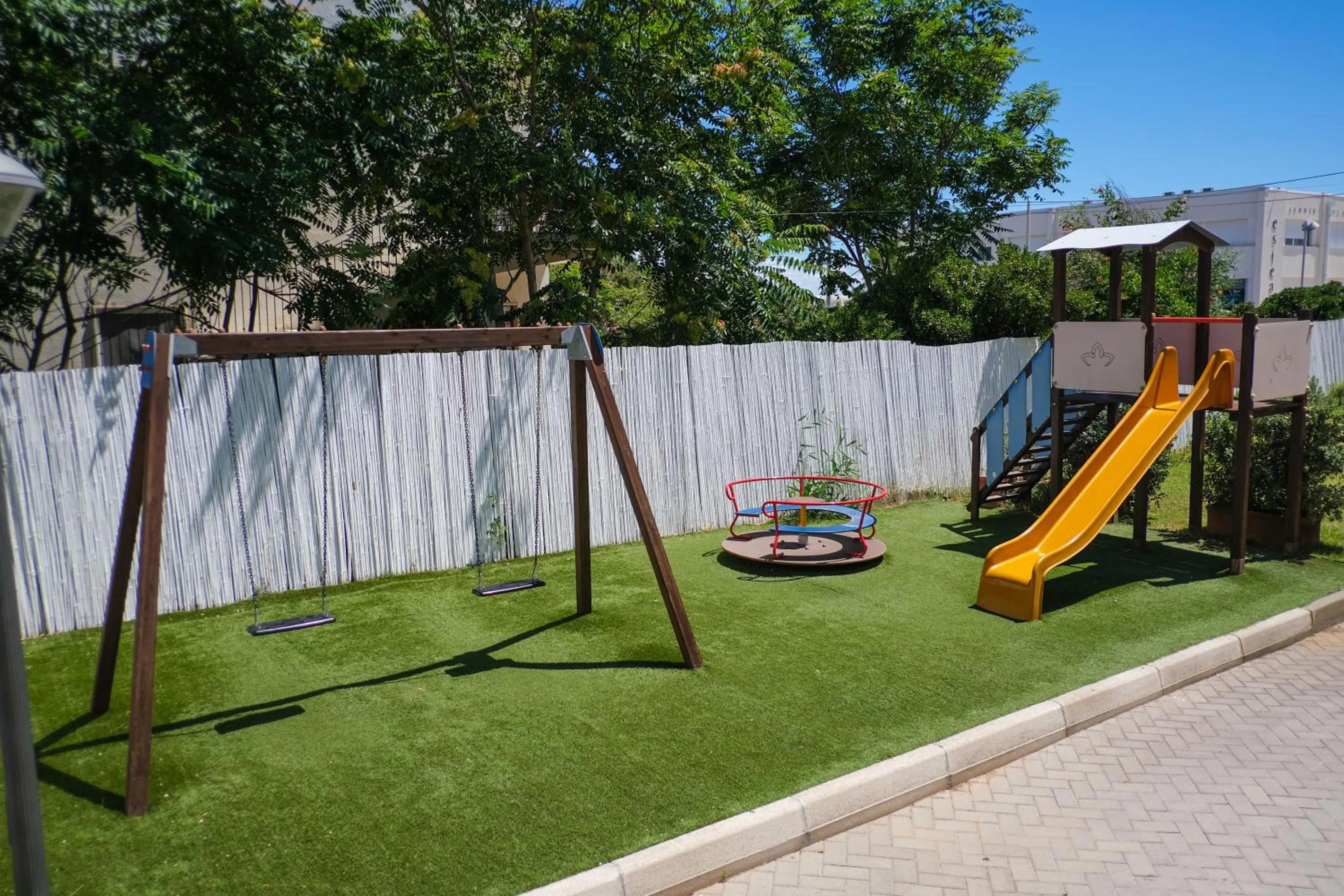 Children play ground in Ticho's Greenblu Hotel