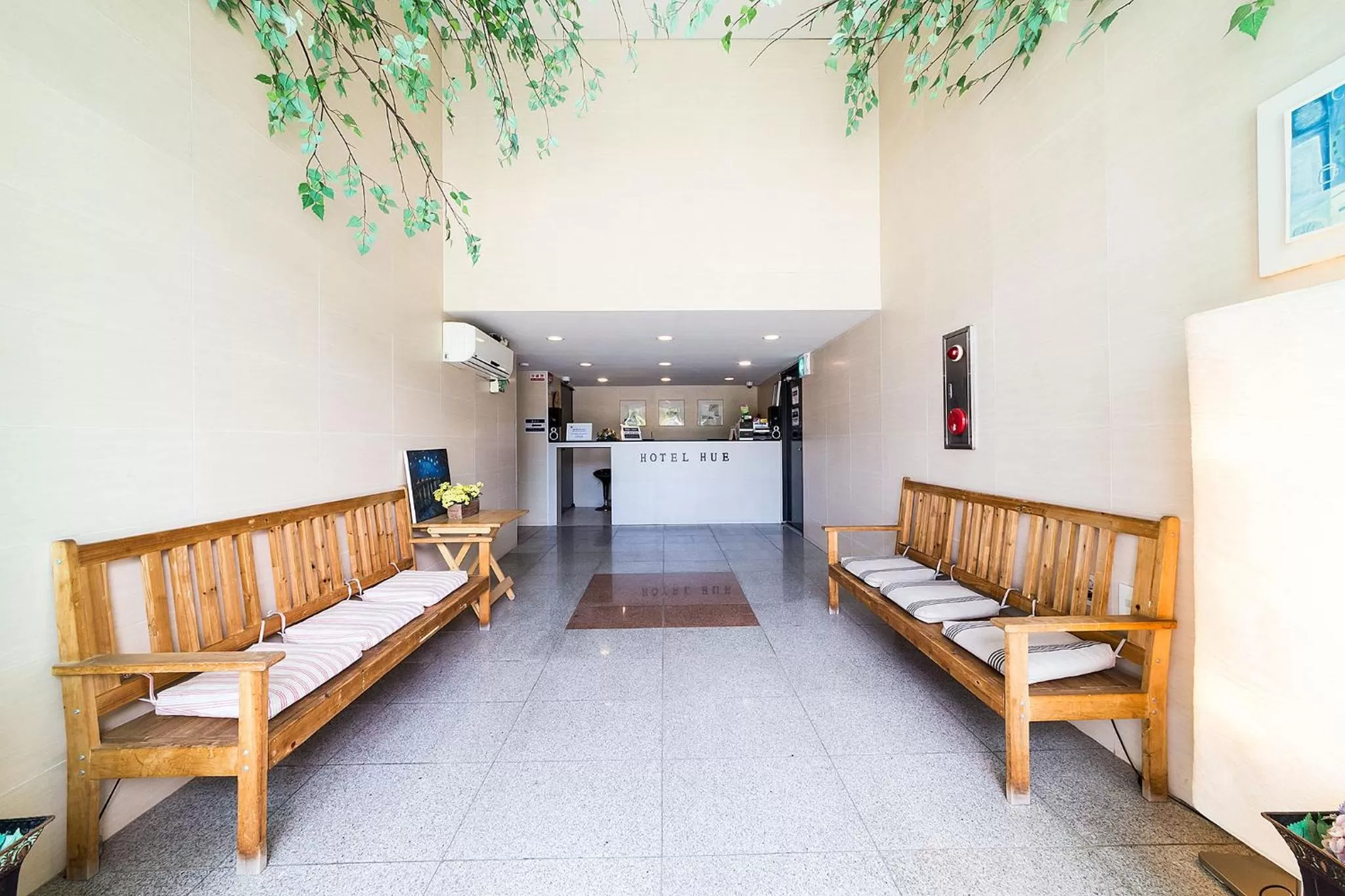 Bed in Hotel Hue Loft