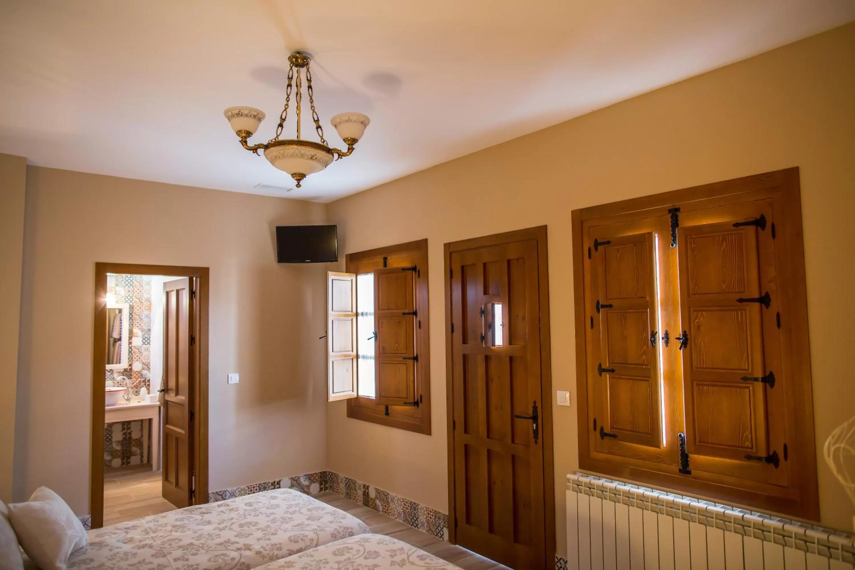 Bedroom, Bed in Hotel Rural Sisapo
