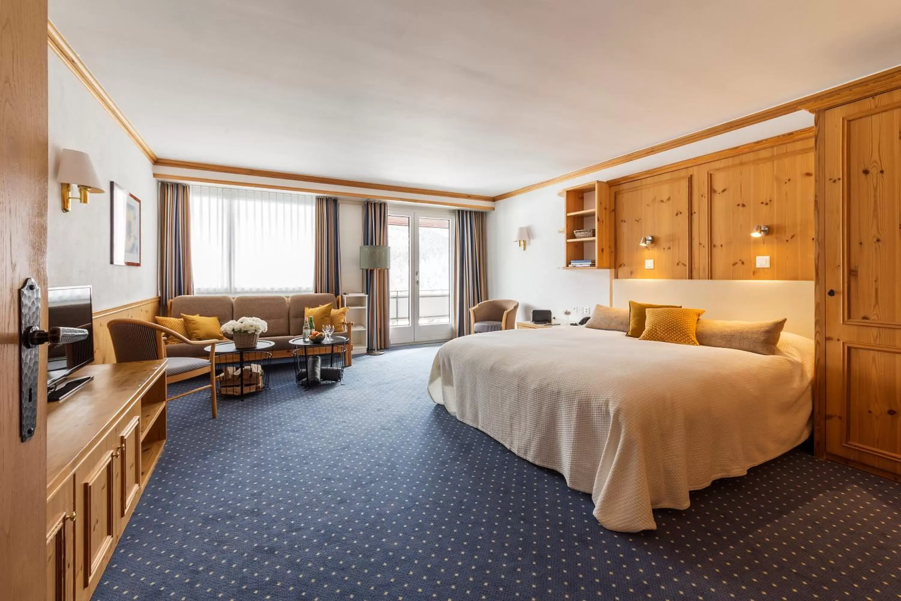 Photo of the whole room in Hotel Europa St. Moritz