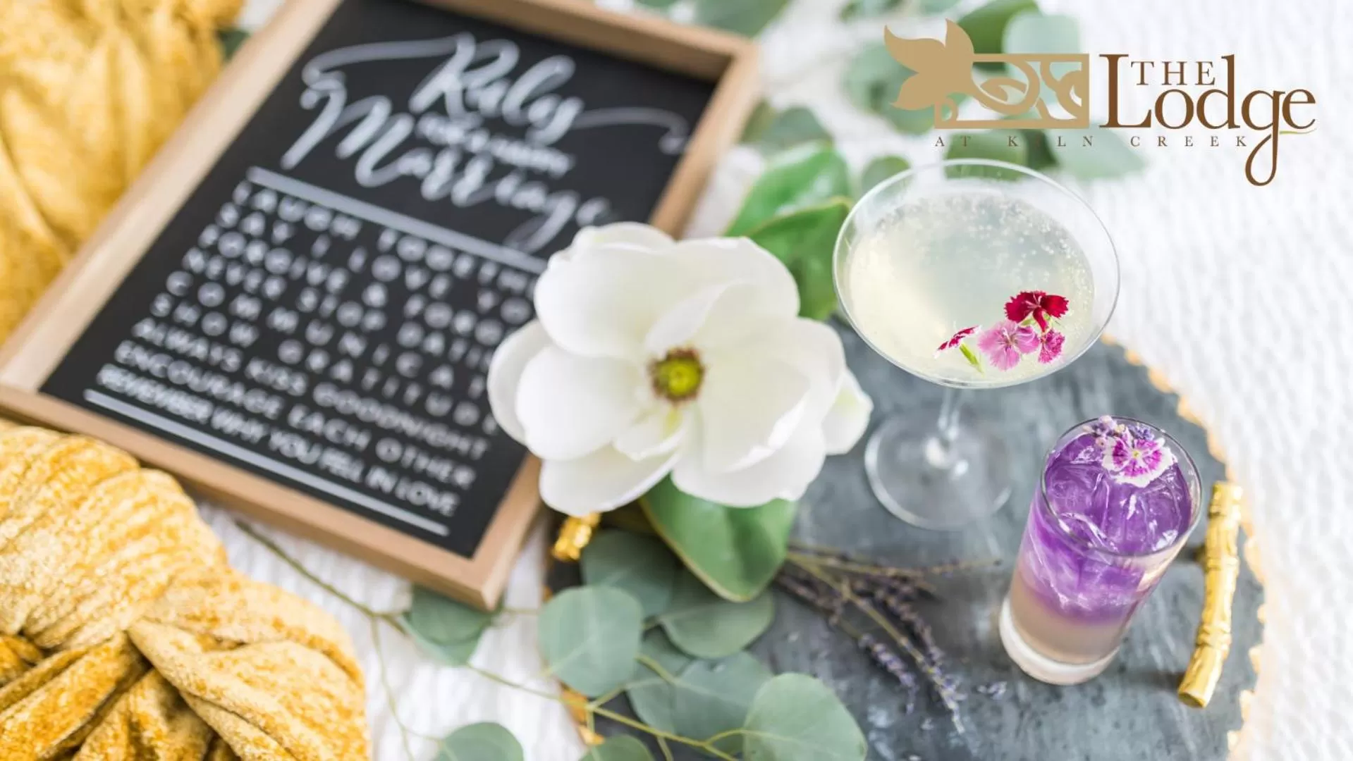 Food and drinks in The Lodge at Kiln Creek Resort