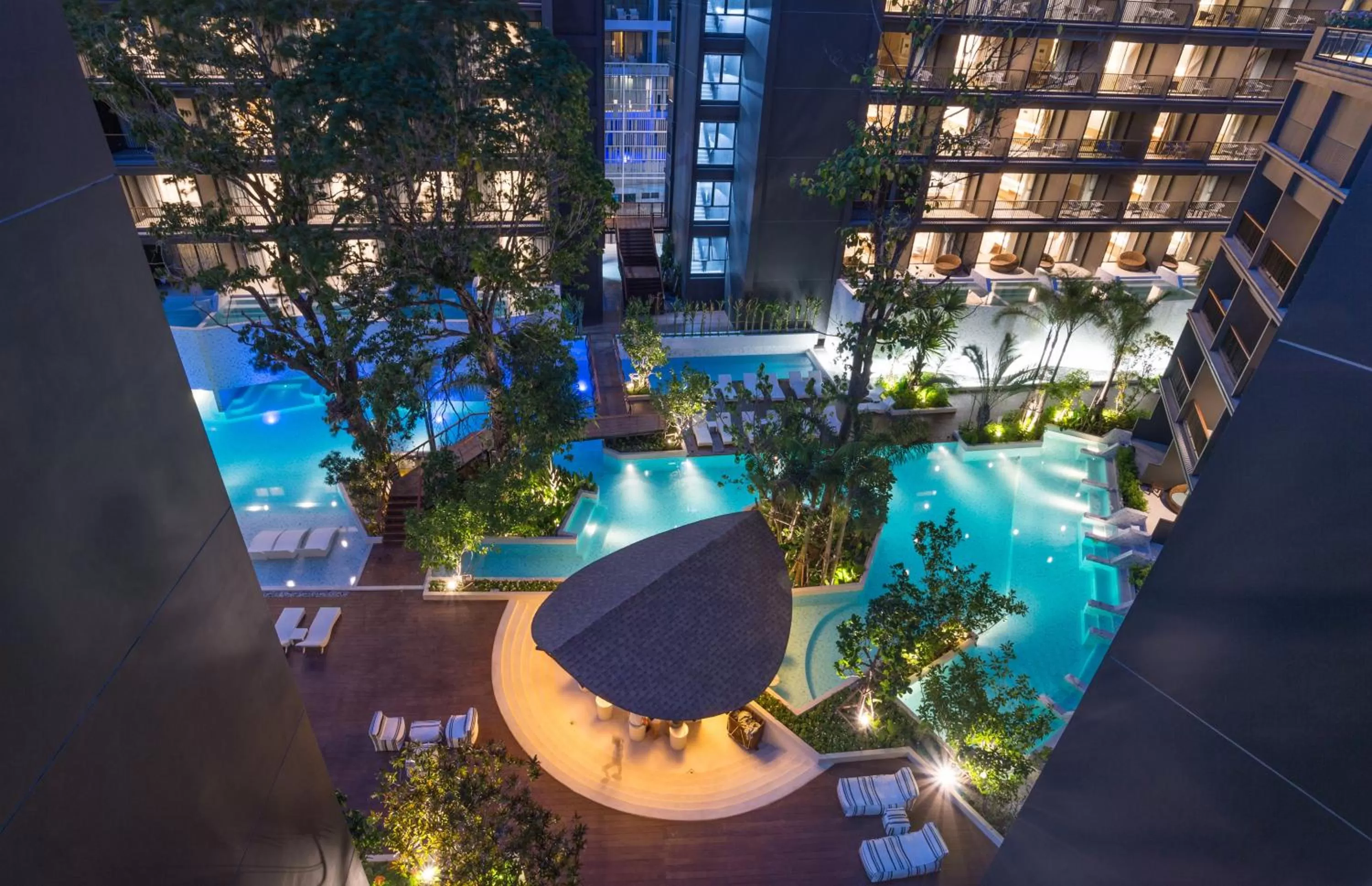 Pool view in Panan Krabi Resort