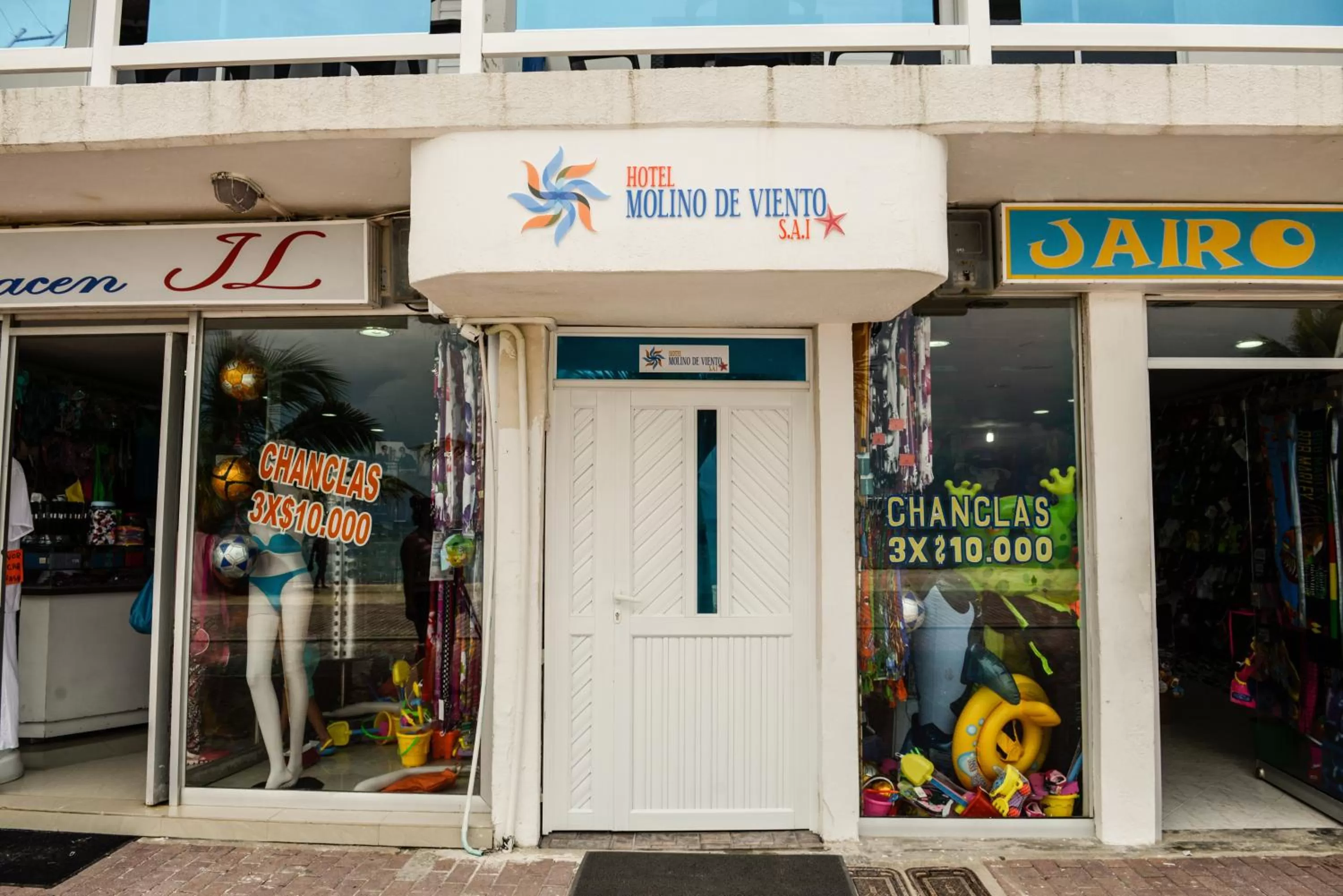 Facade/entrance in Hotel Molino de Viento