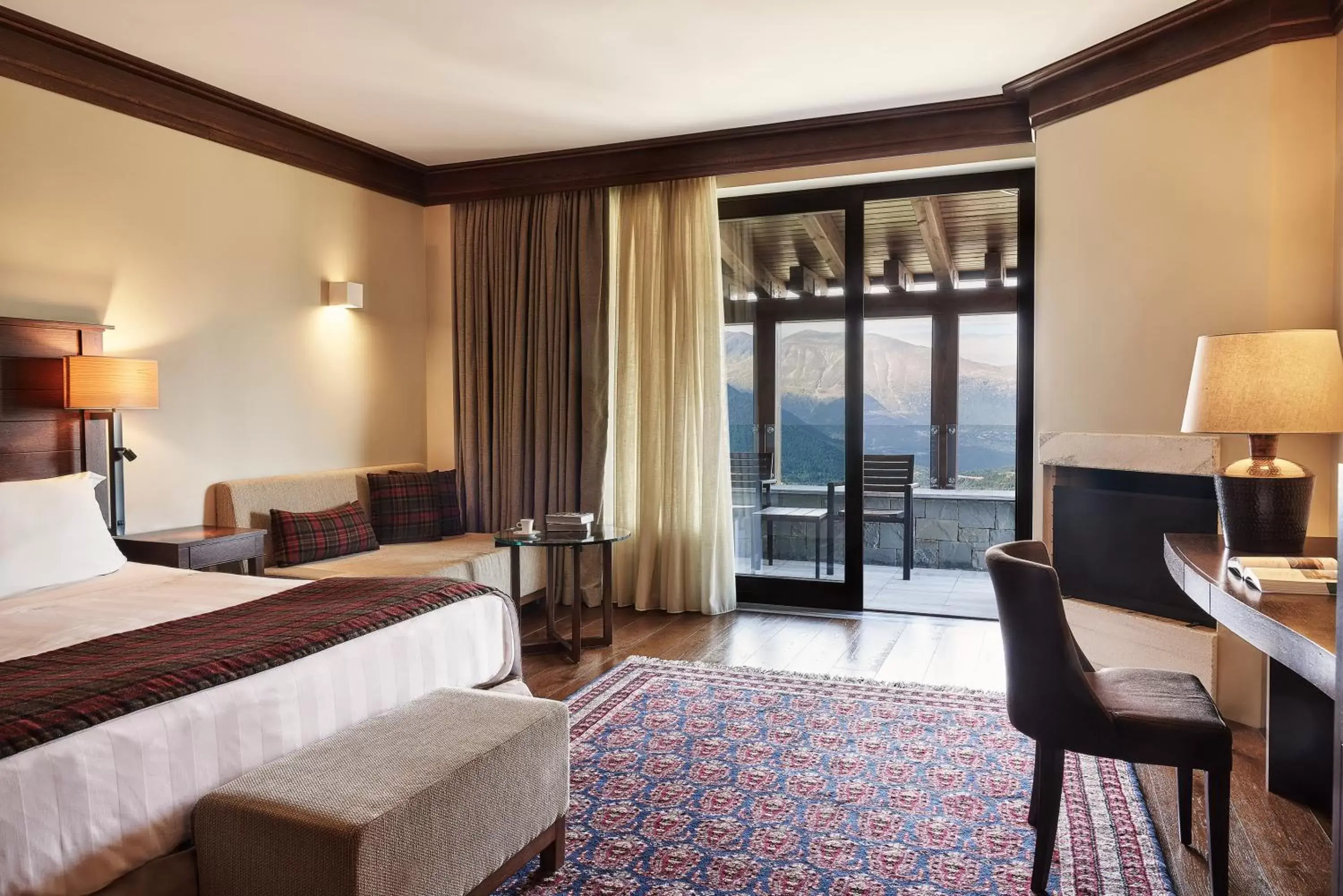 Photo of the whole room in Grand Forest Metsovo - Small Luxury Hotels of the World