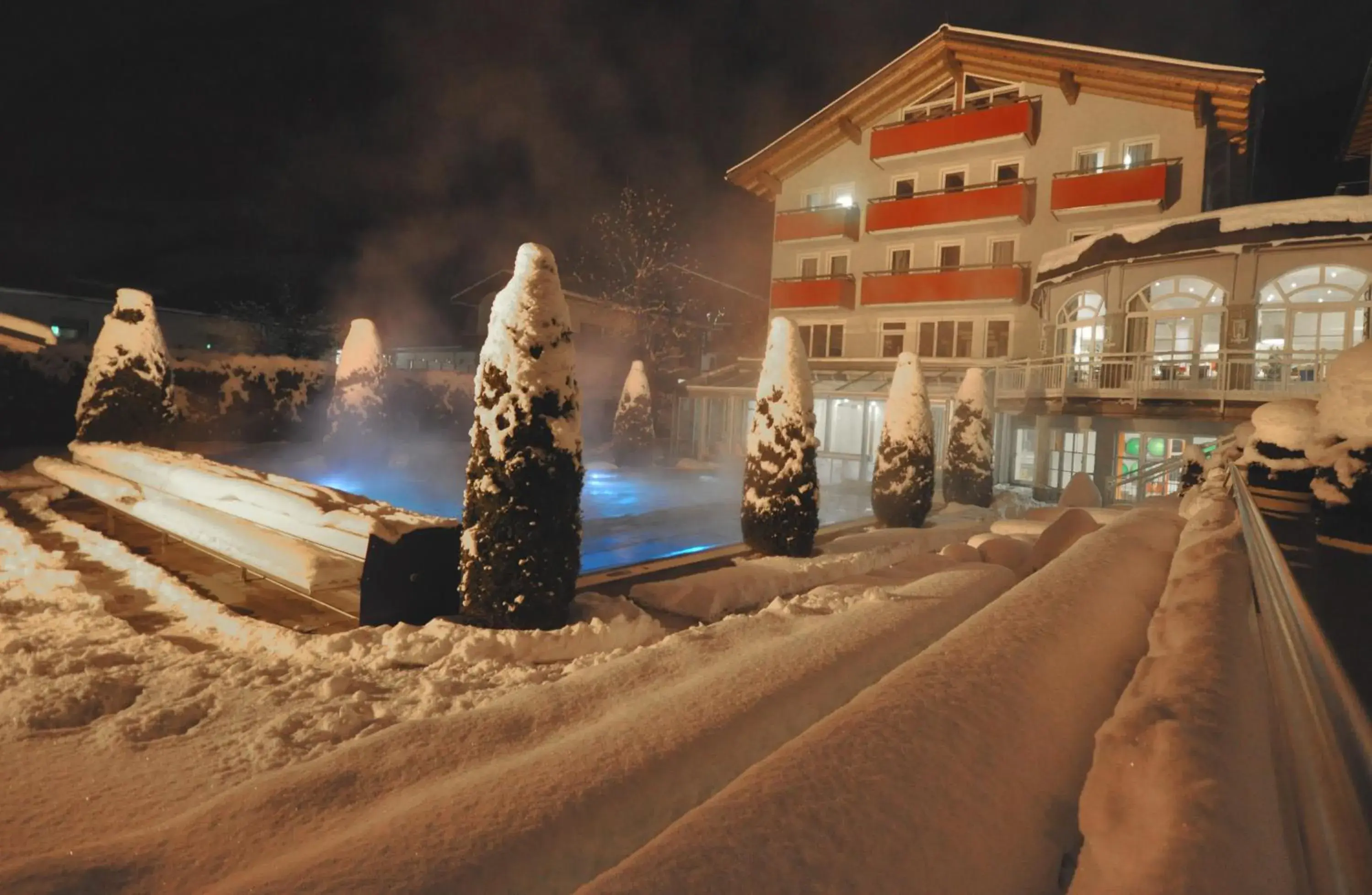 Bird's eye view, Winter in Impuls Hotel Tirol