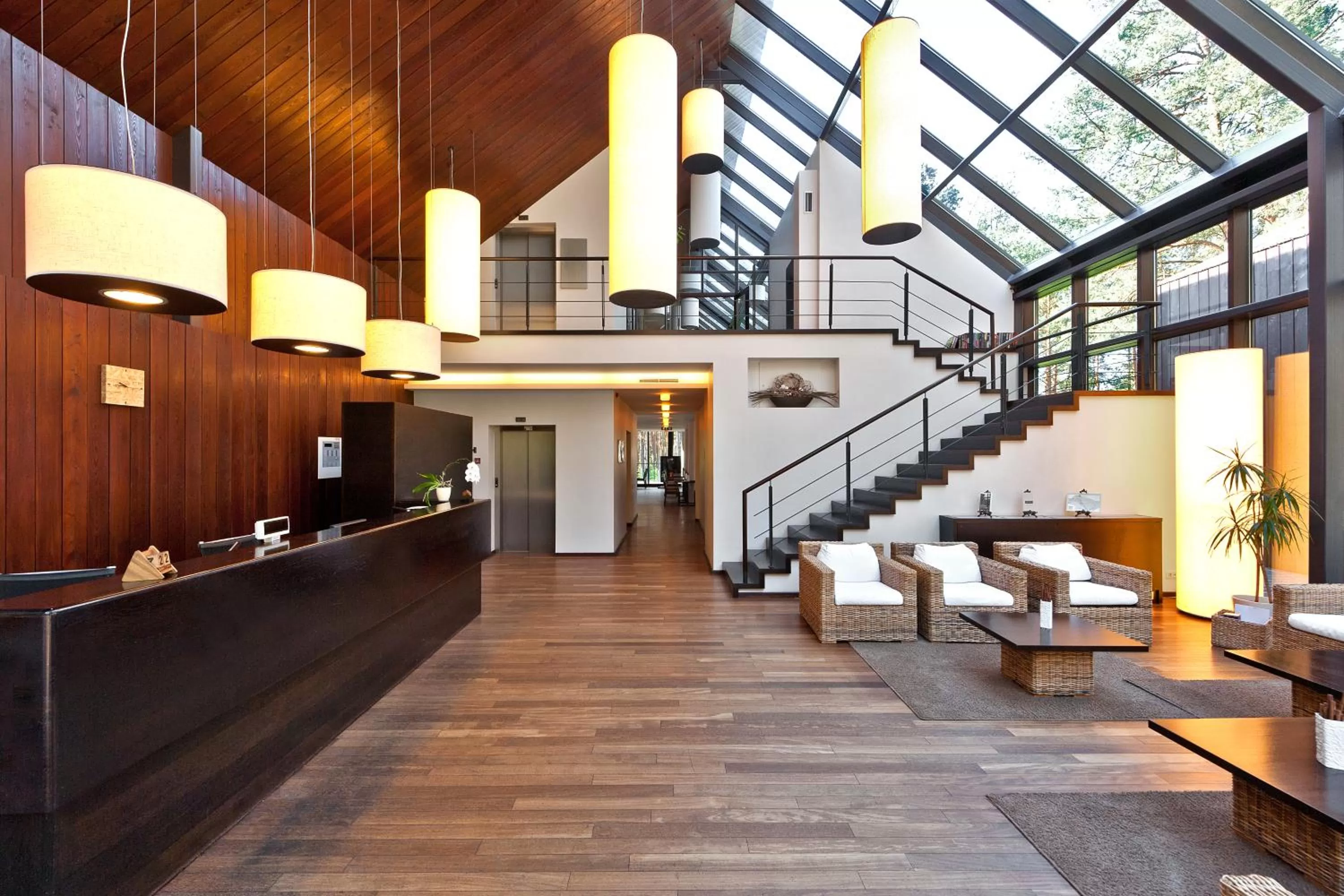 Lobby or reception in Belvilis Hotel