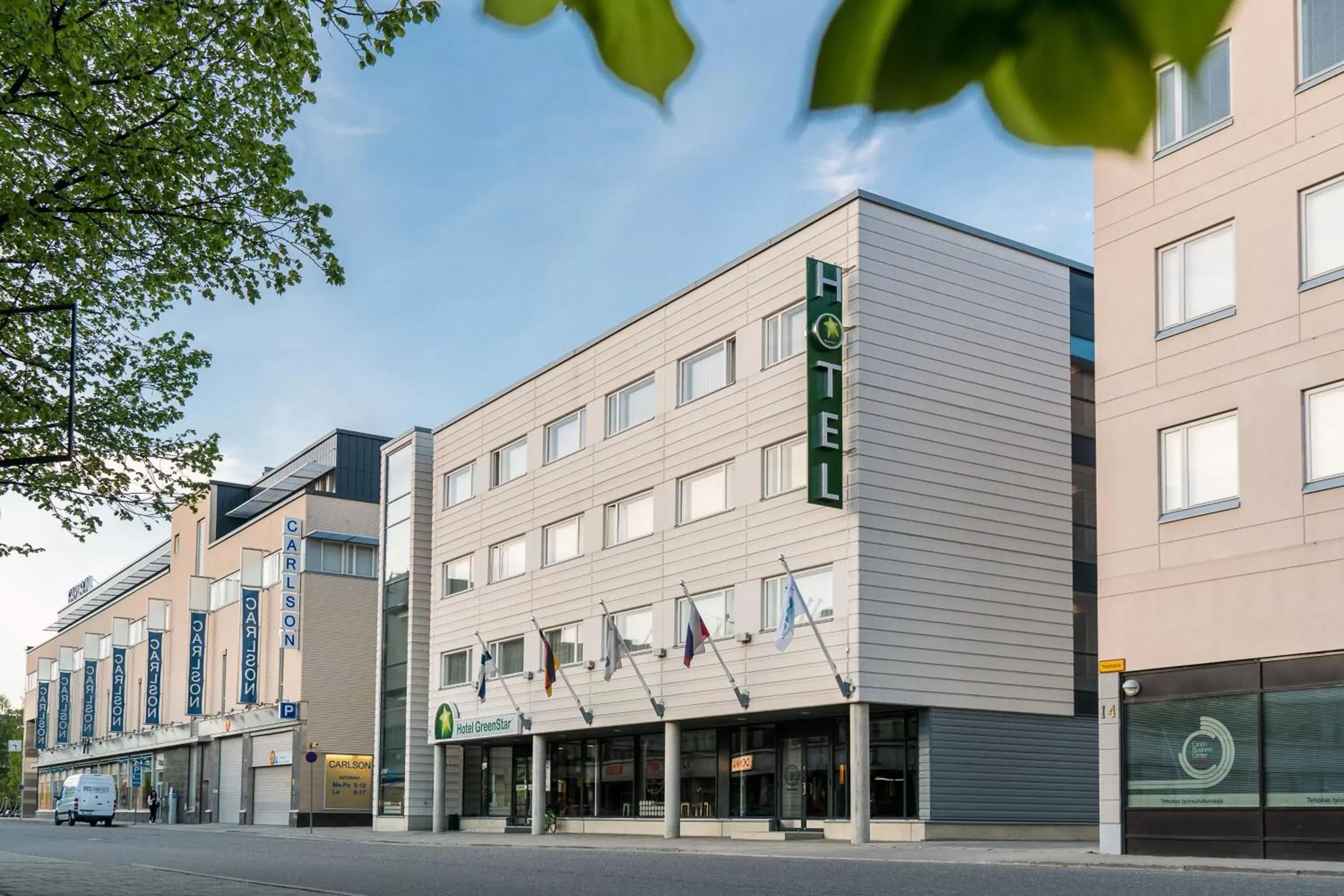 Facade/entrance, Property Building in GreenStar Hotel Joensuu