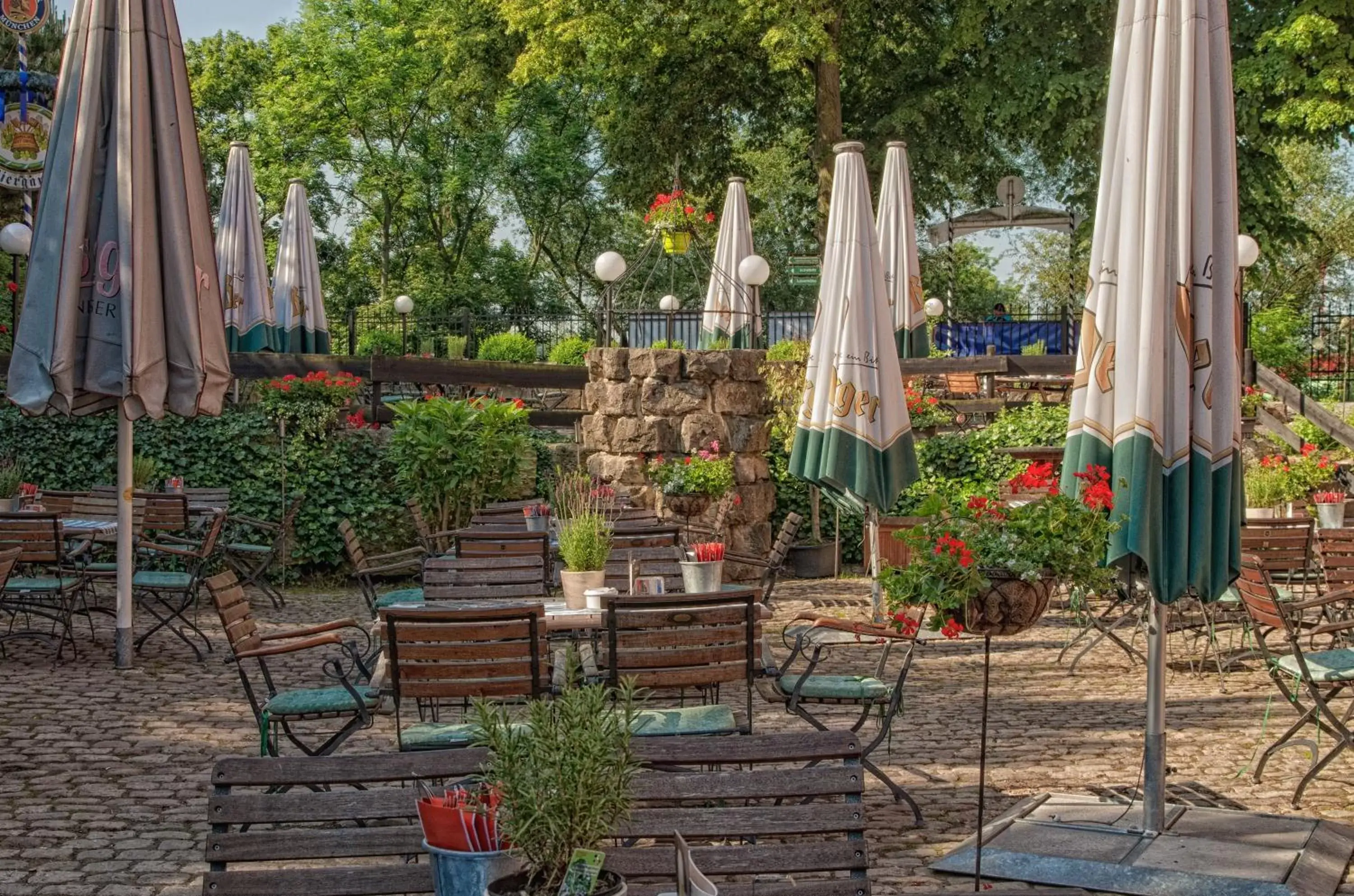 Garden in Hotel zur Henne