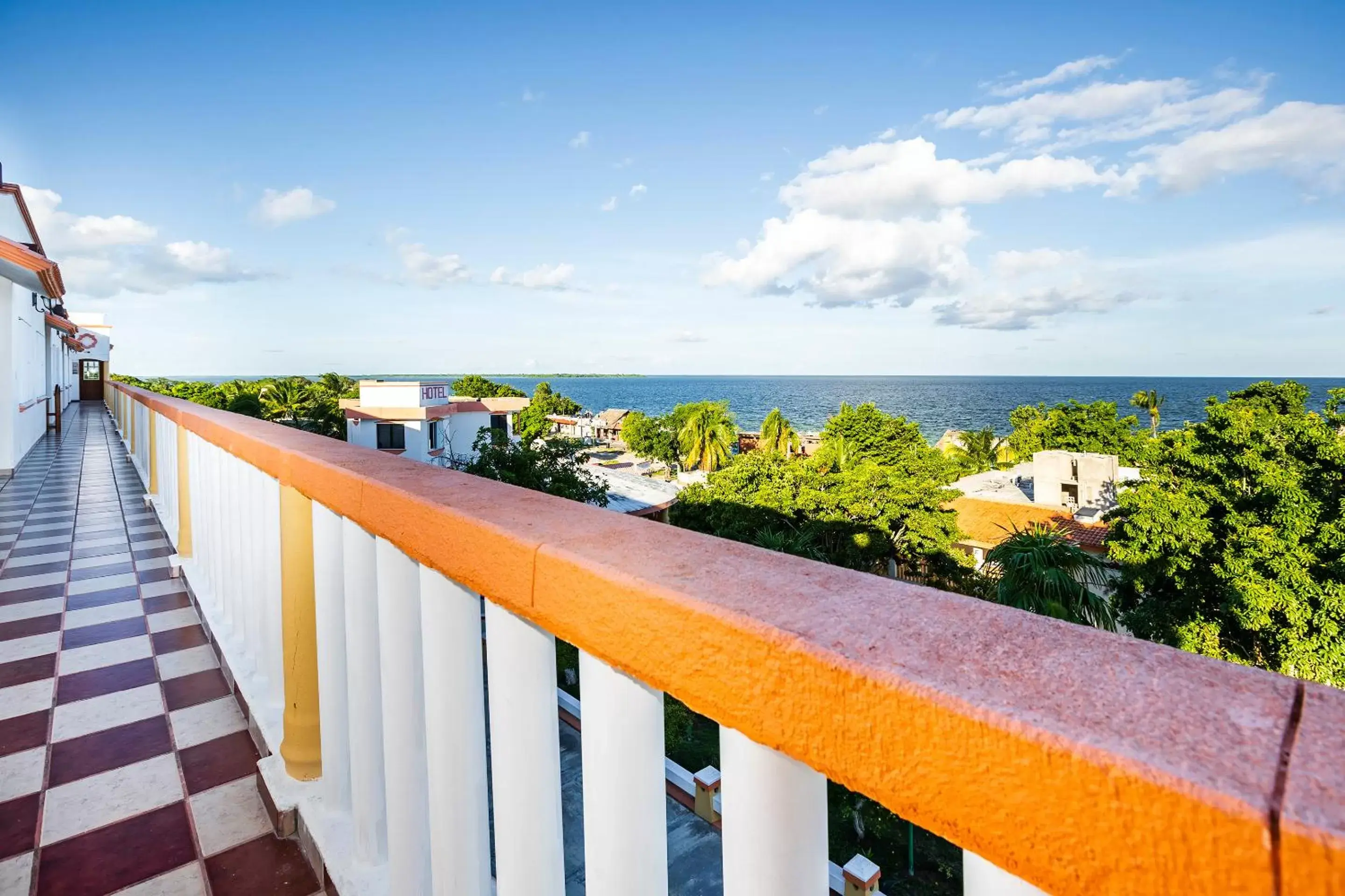 Balcony/Terrace in Capital O Oxtankah,chetumal bay