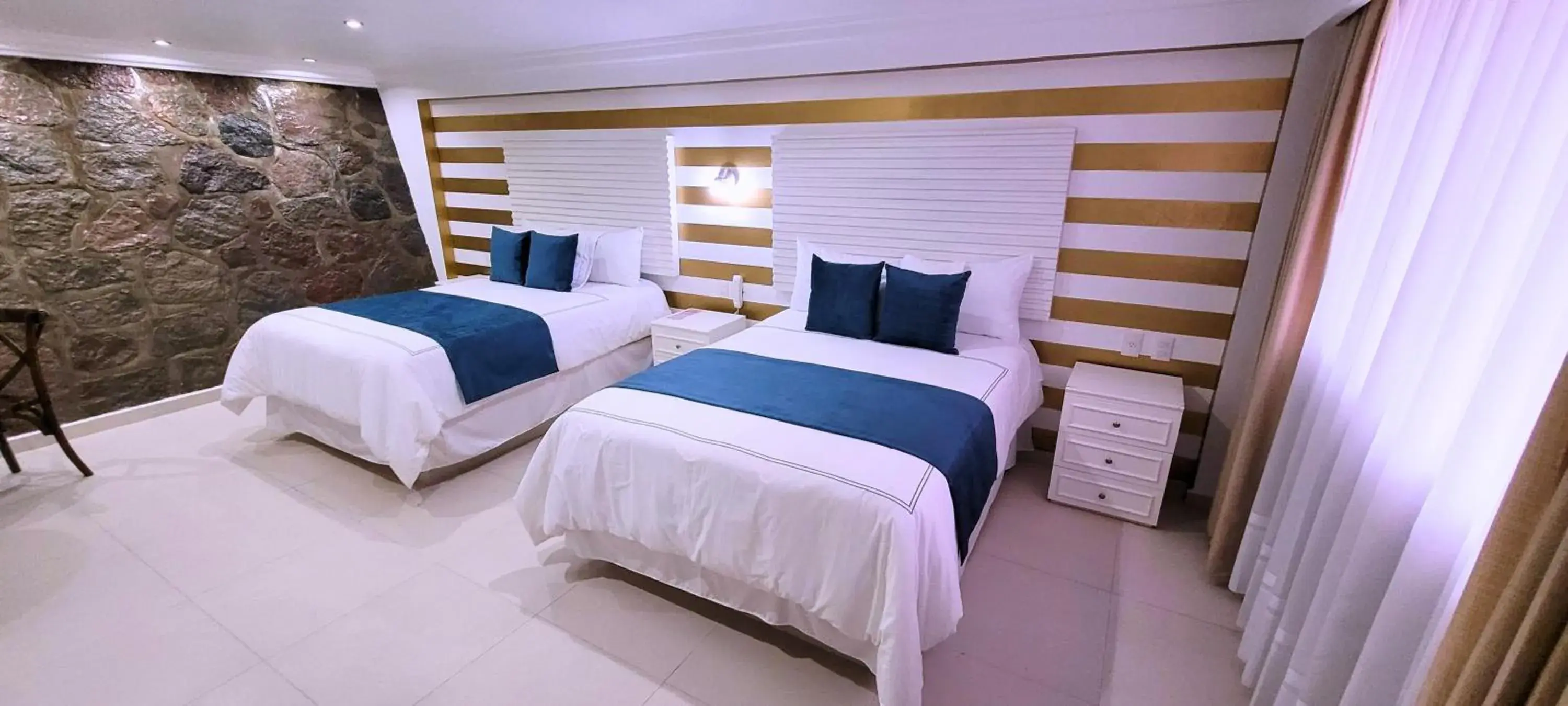 Bed in Hotel Tierras Blancas