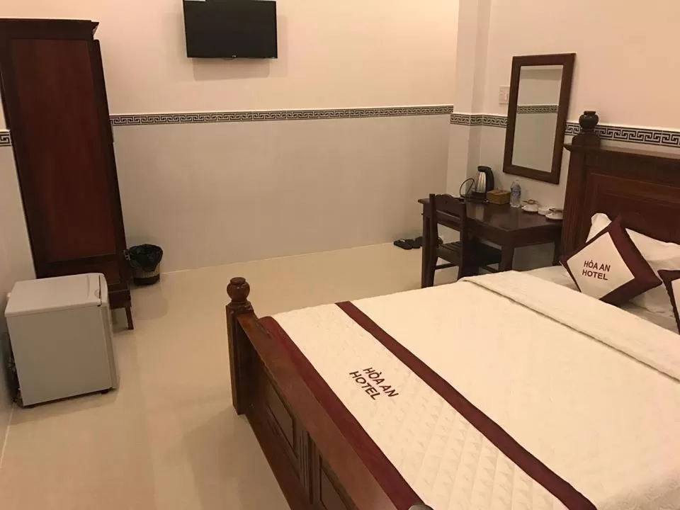 Bed in Hoa An Hotel