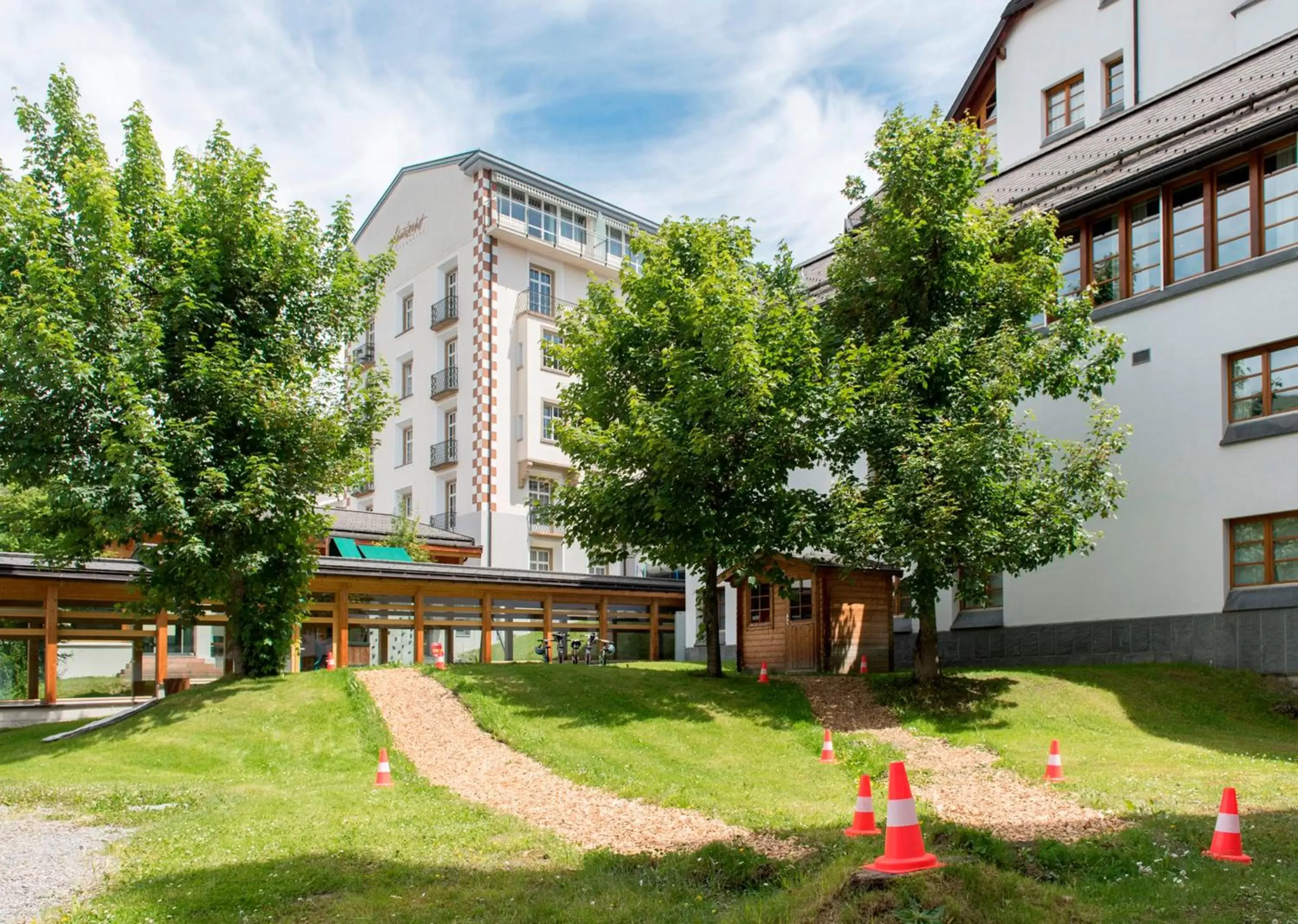 Facade/entrance, Property Building in Hotel Schweizerhof Lenzerheide