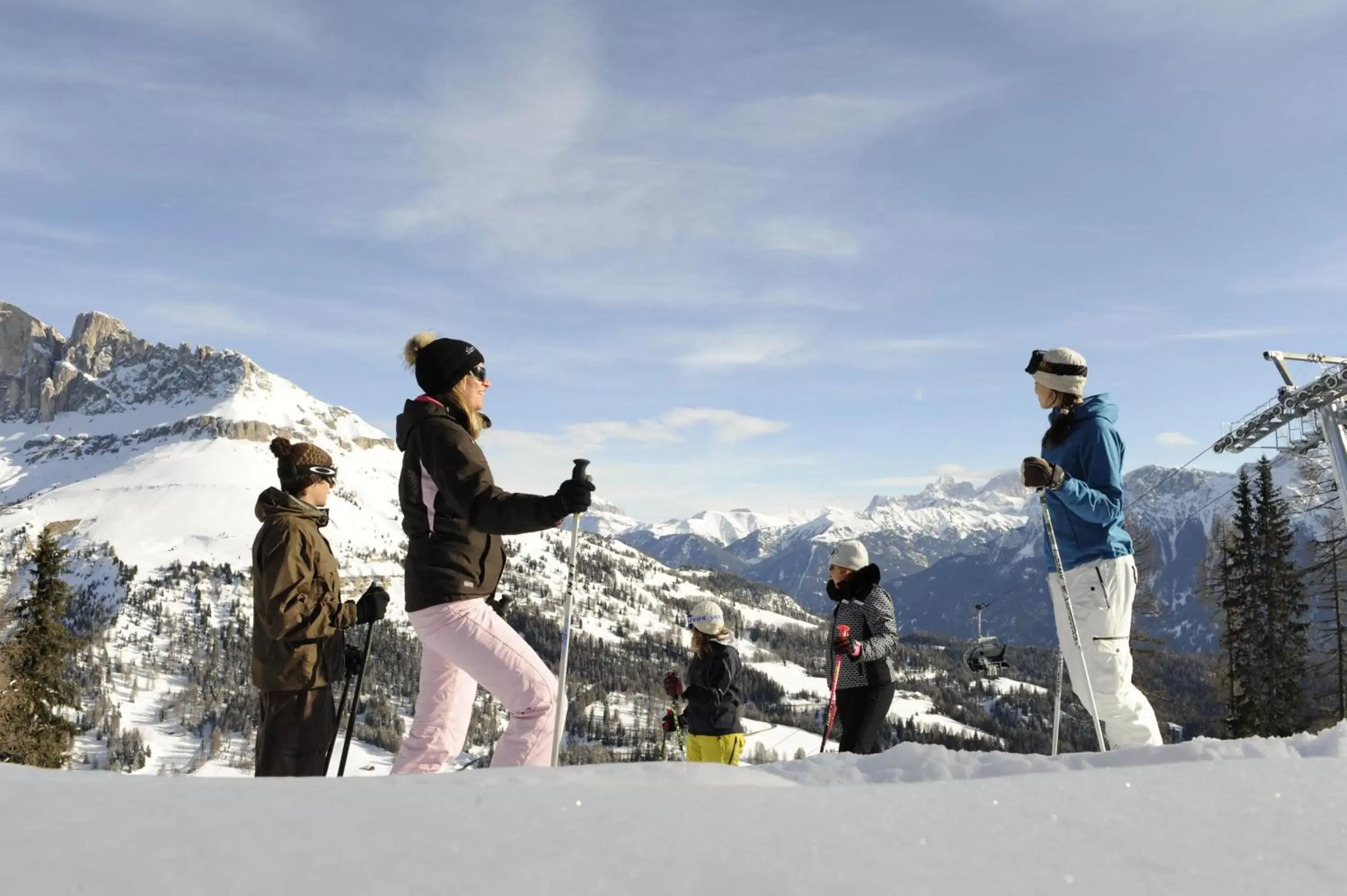 Skiing, Winter in Hotel Castel Latemar