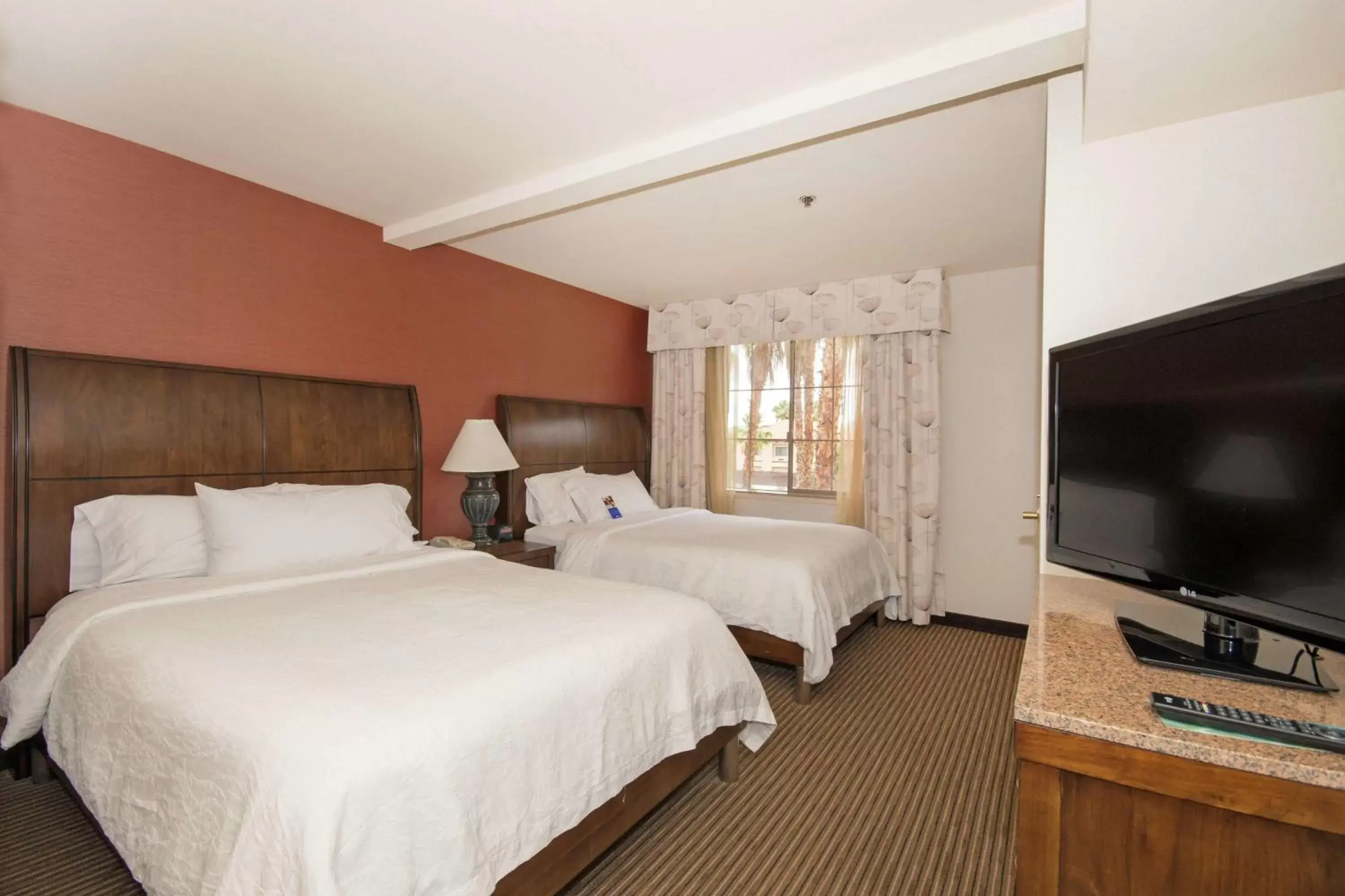 View (from property/room), Bed in Hilton Garden Inn Palm Springs/Rancho Mirage View (from property/room), Bed in Hilton Garden Inn Palm Springs/Rancho Mirage