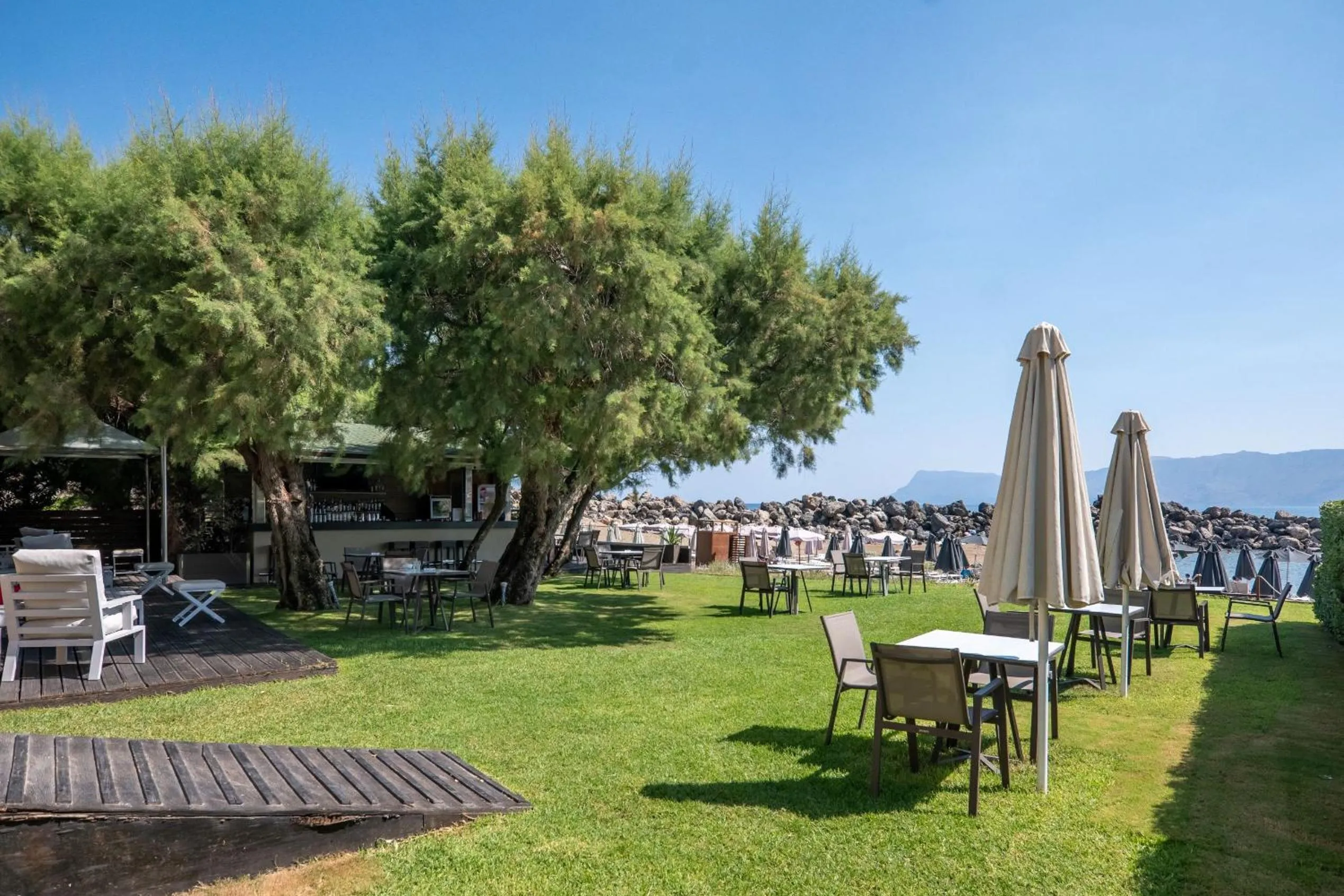 Lounge or bar in Molos Bay Hotel