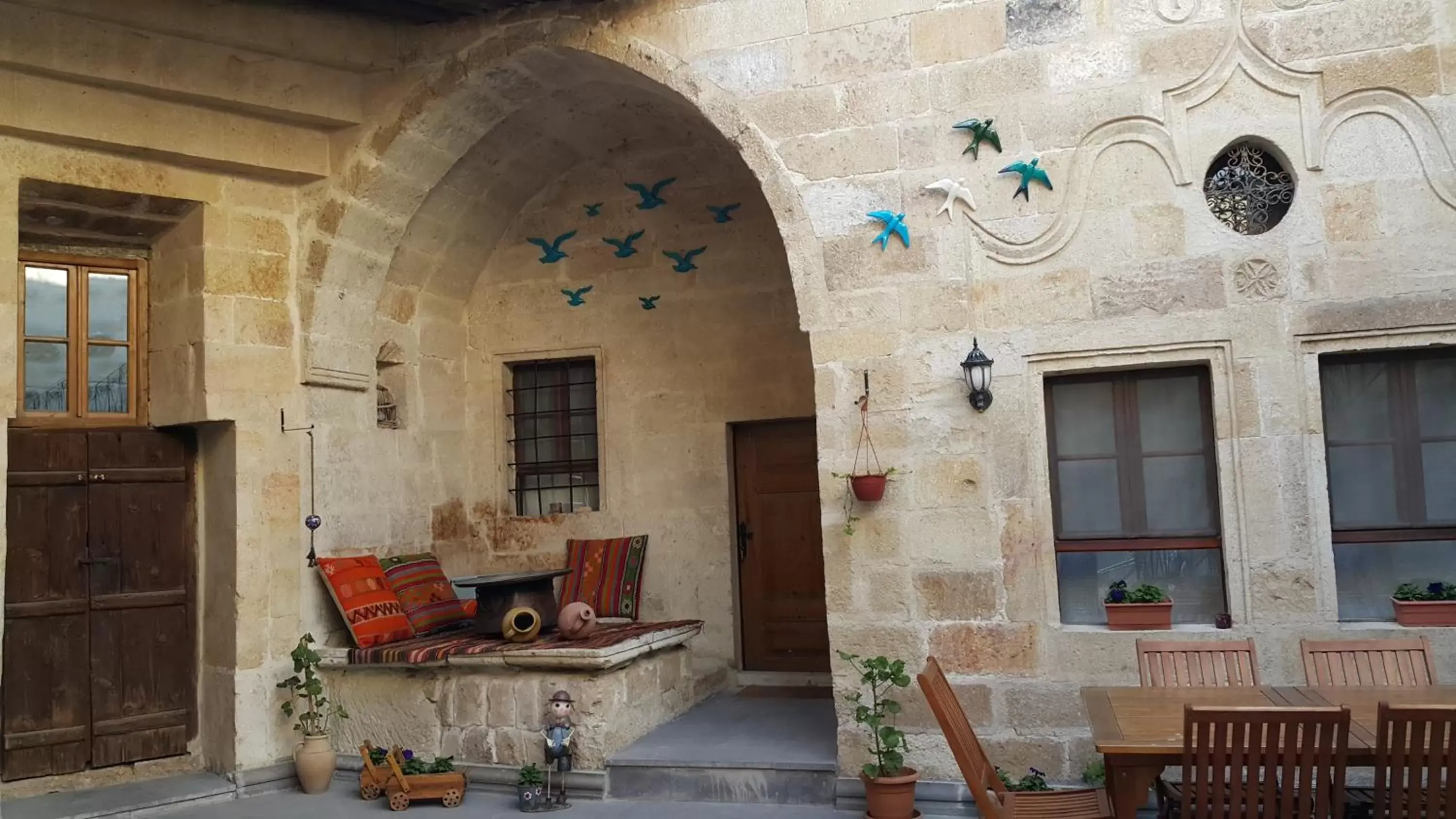 Patio, Seating Area in Has Cave Konak