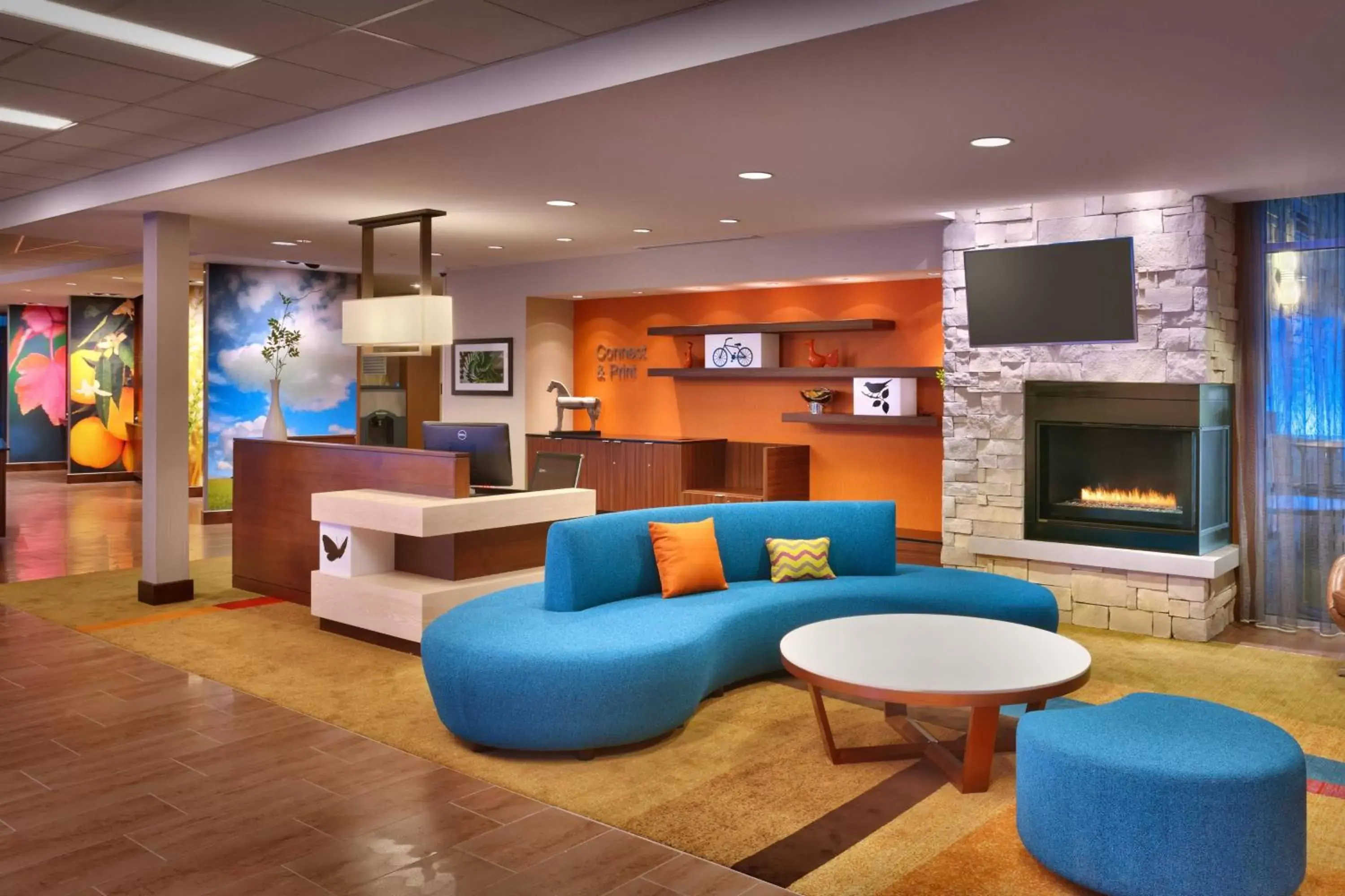 Lobby or reception, Seating Area in Fairfield Inn & Suites by Marriott Salt Lake City Midvale