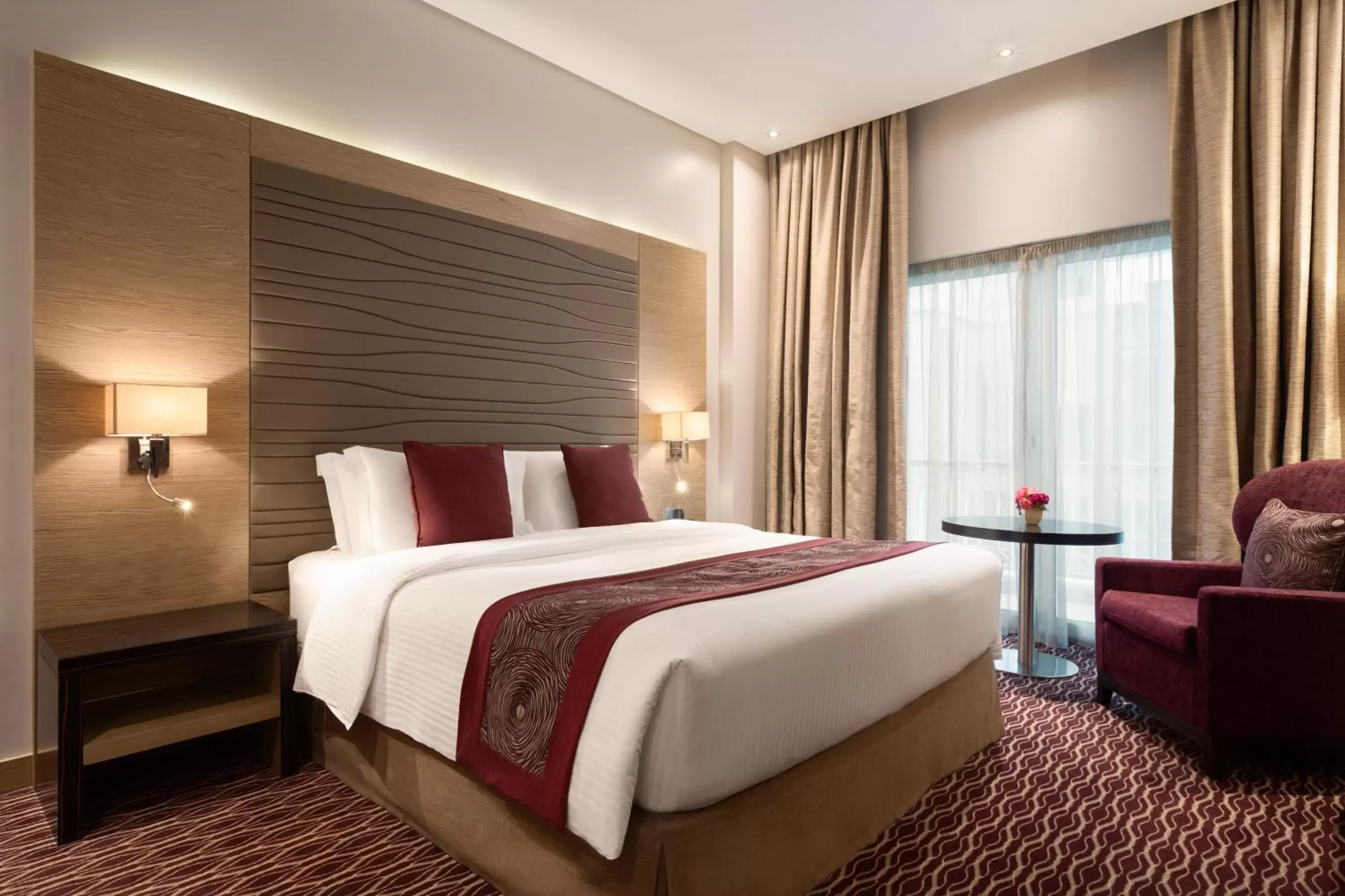 Shower, Bed in Ramada by Wyndham Manama City Centre