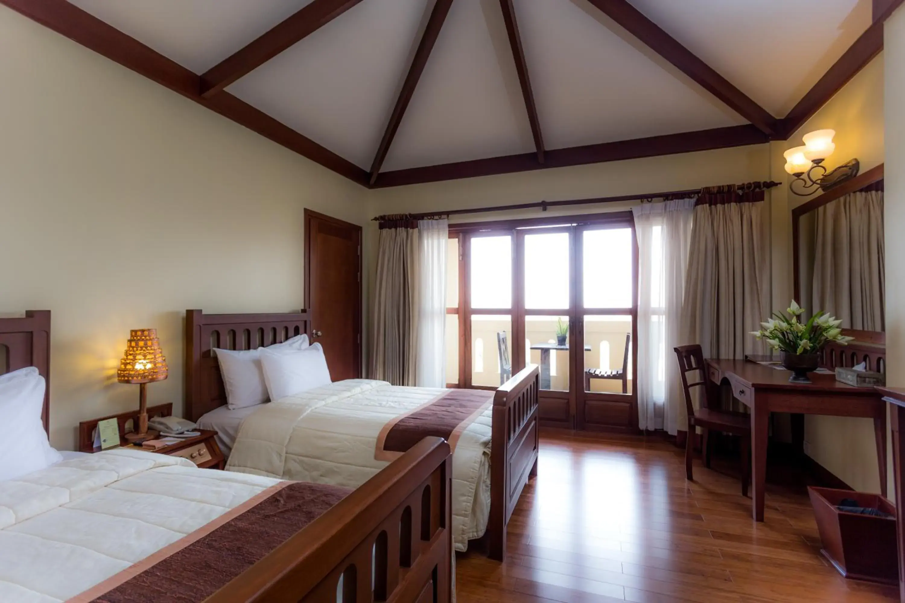 Bed in Royal Angkor Resort & Spa