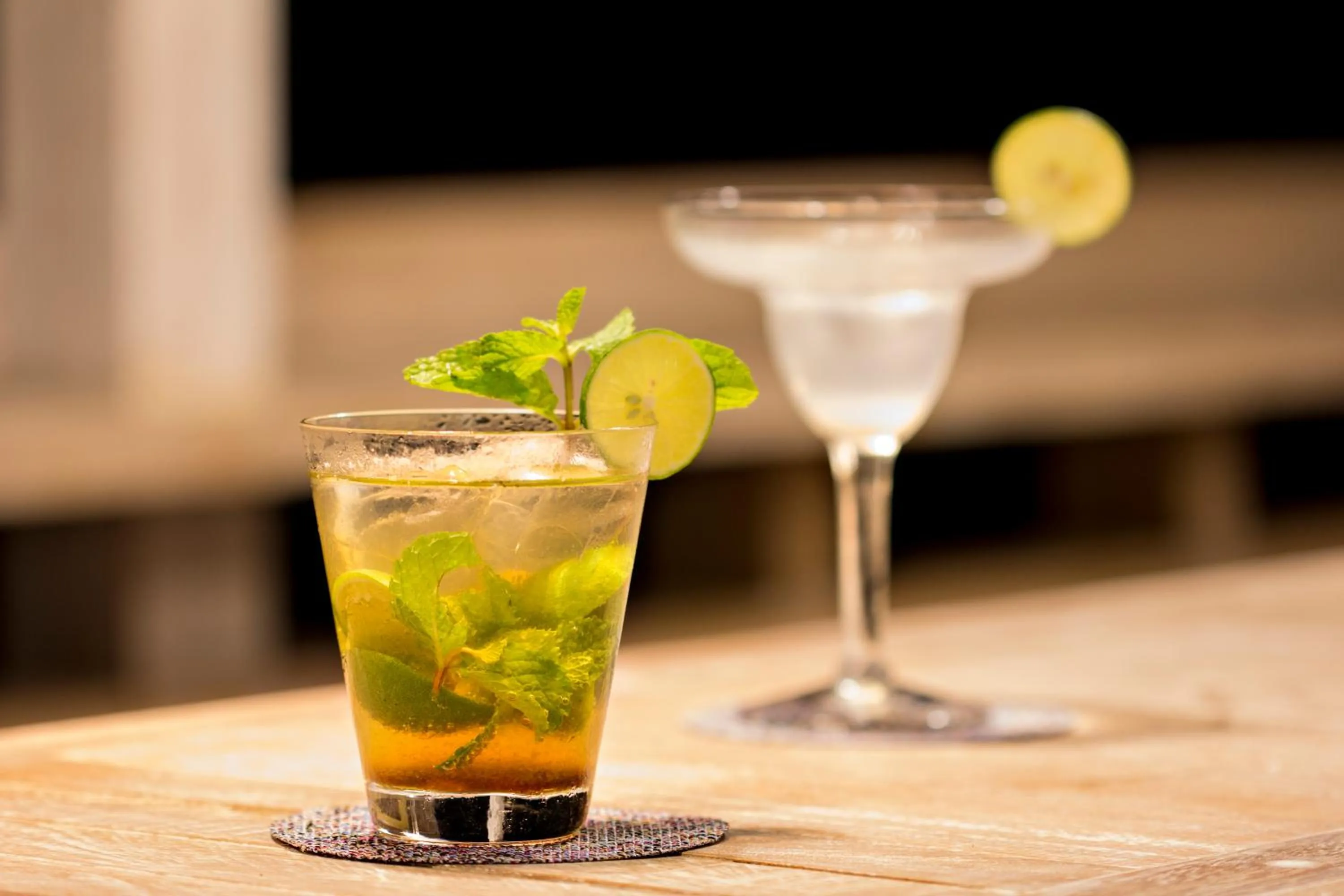 Drinks in Ubad Retreat