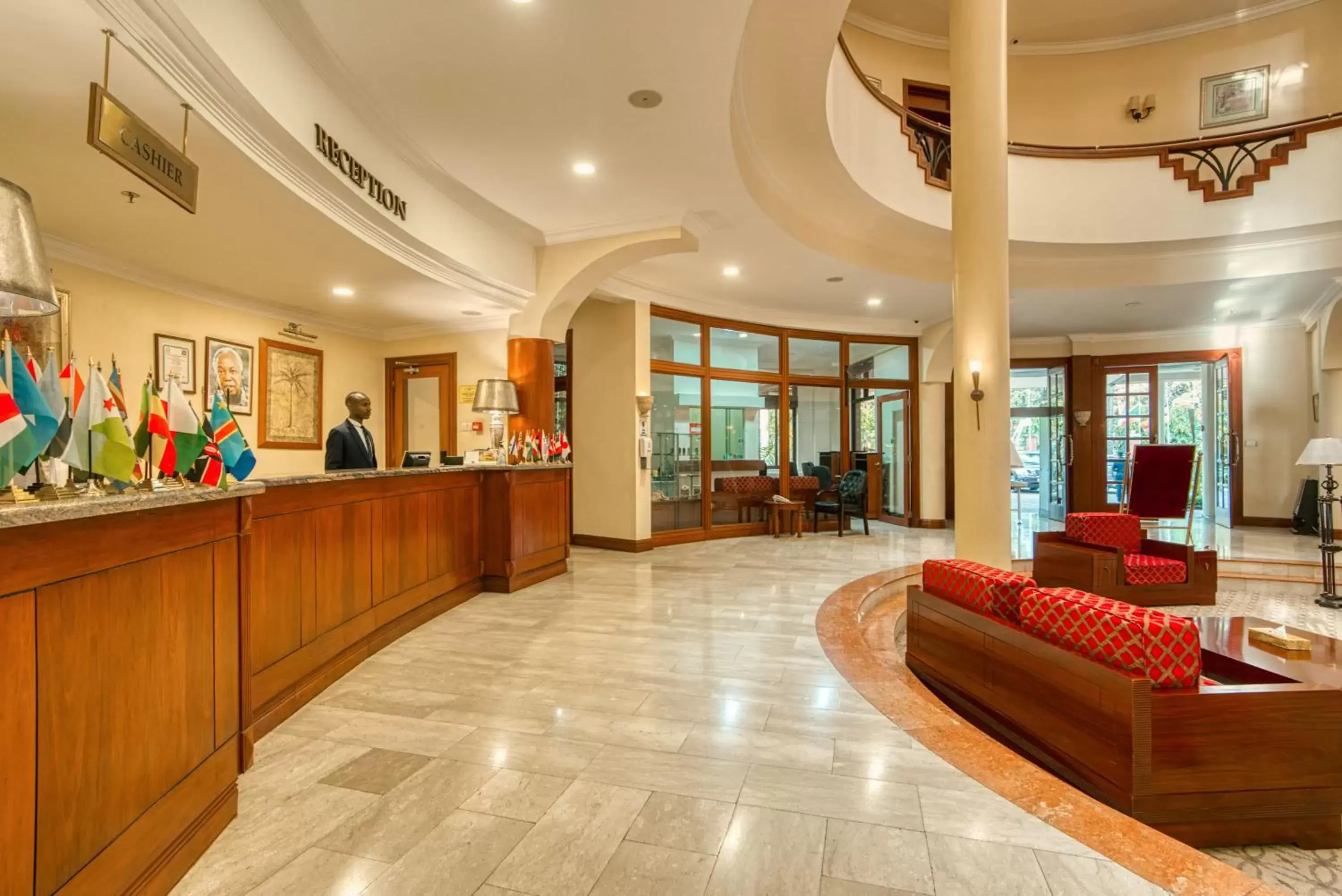 Lobby or reception, Lobby/Reception in Kibo Palace Hotel Arusha