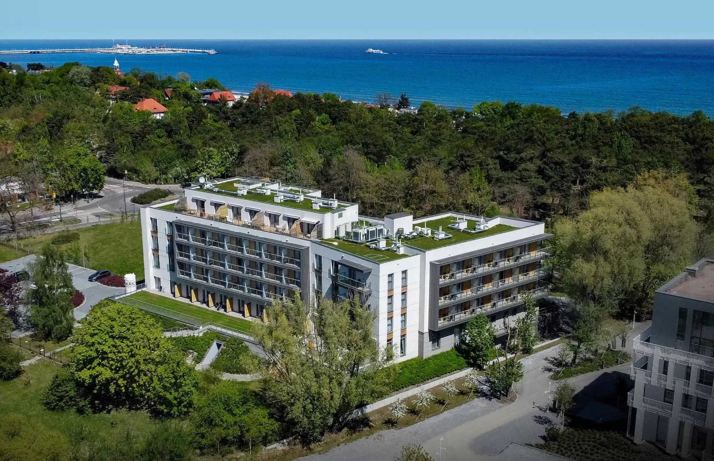 Property building, Bird's-eye View in Sopotorium Hotel & Medical Spa