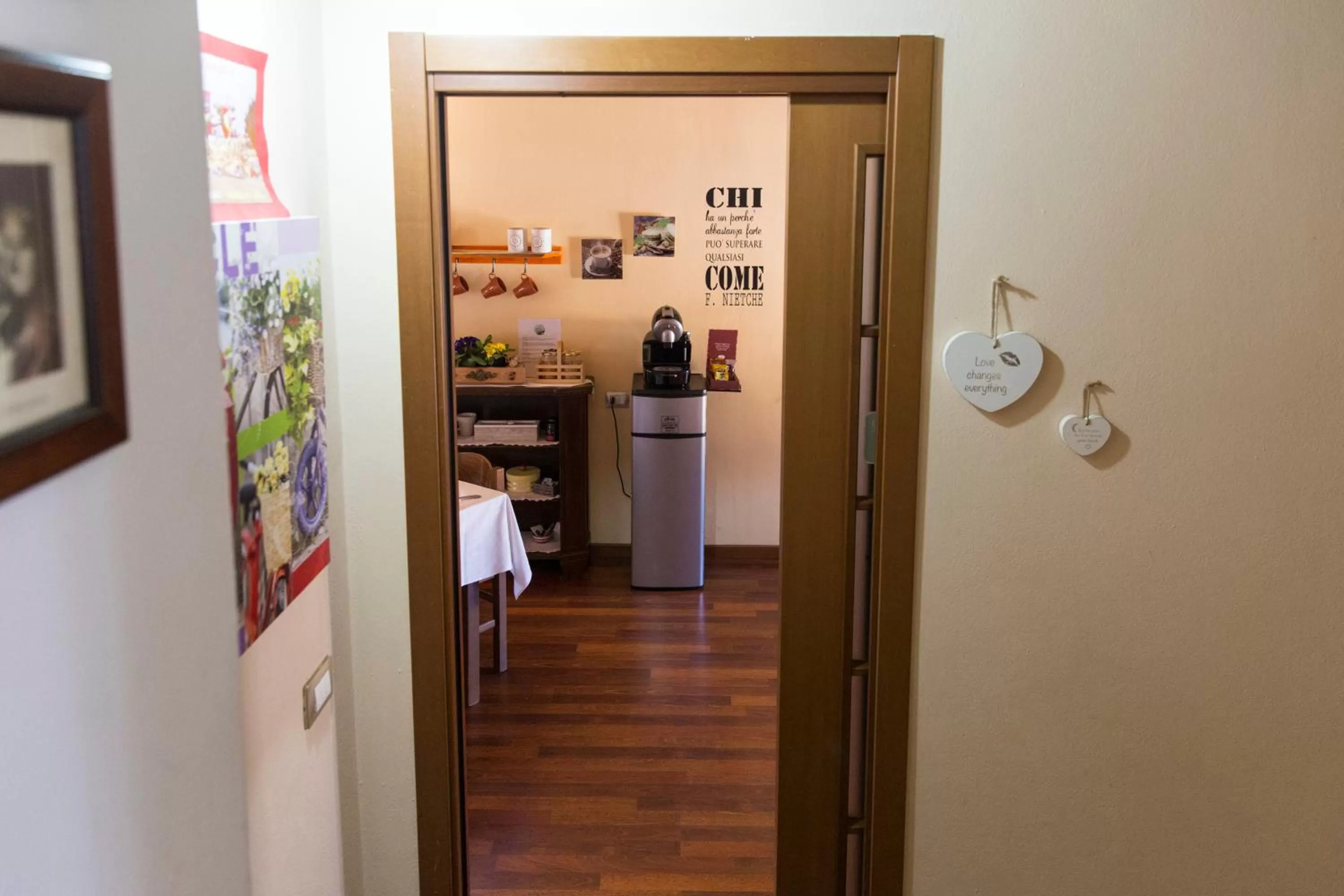 Decorative detail in B&B Amici del Colle