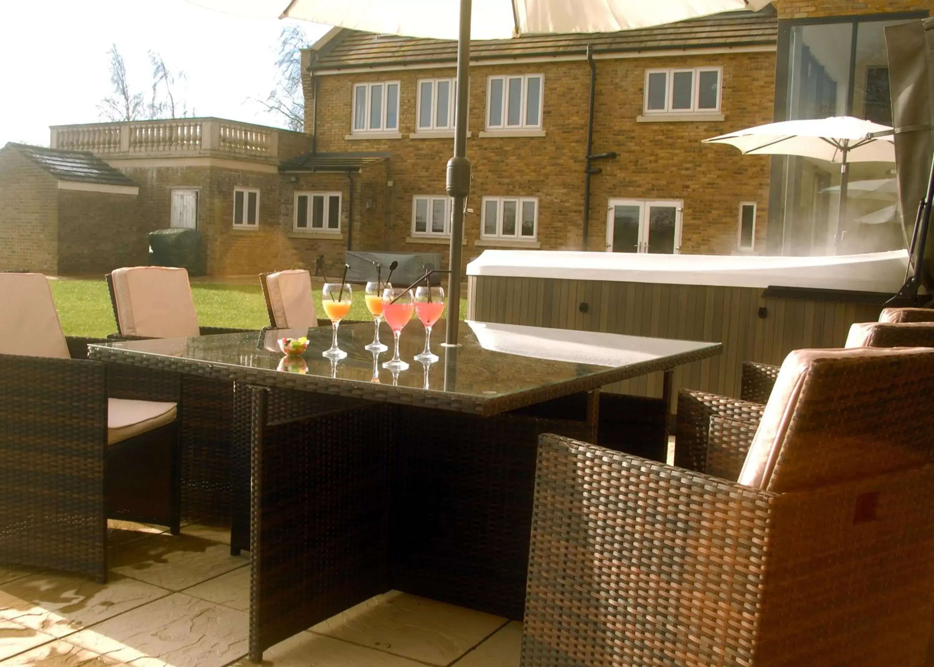 Patio, Patio/Outdoor Area in Woodhouse Farm Lodge