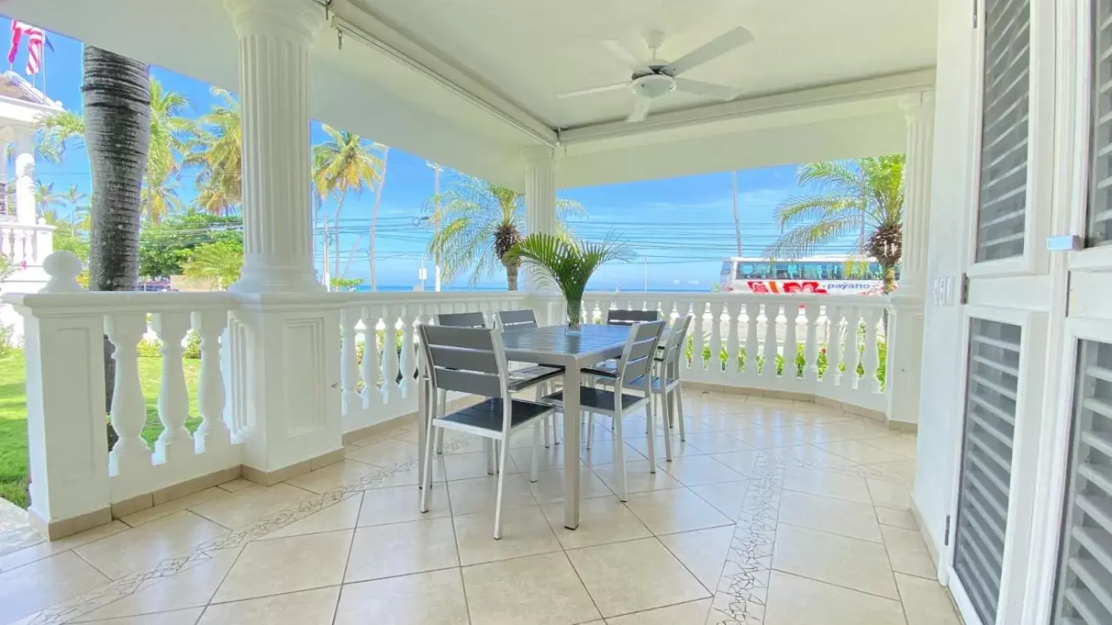 Balcony/Terrace in Albachiara Hotel - Las Terrenas