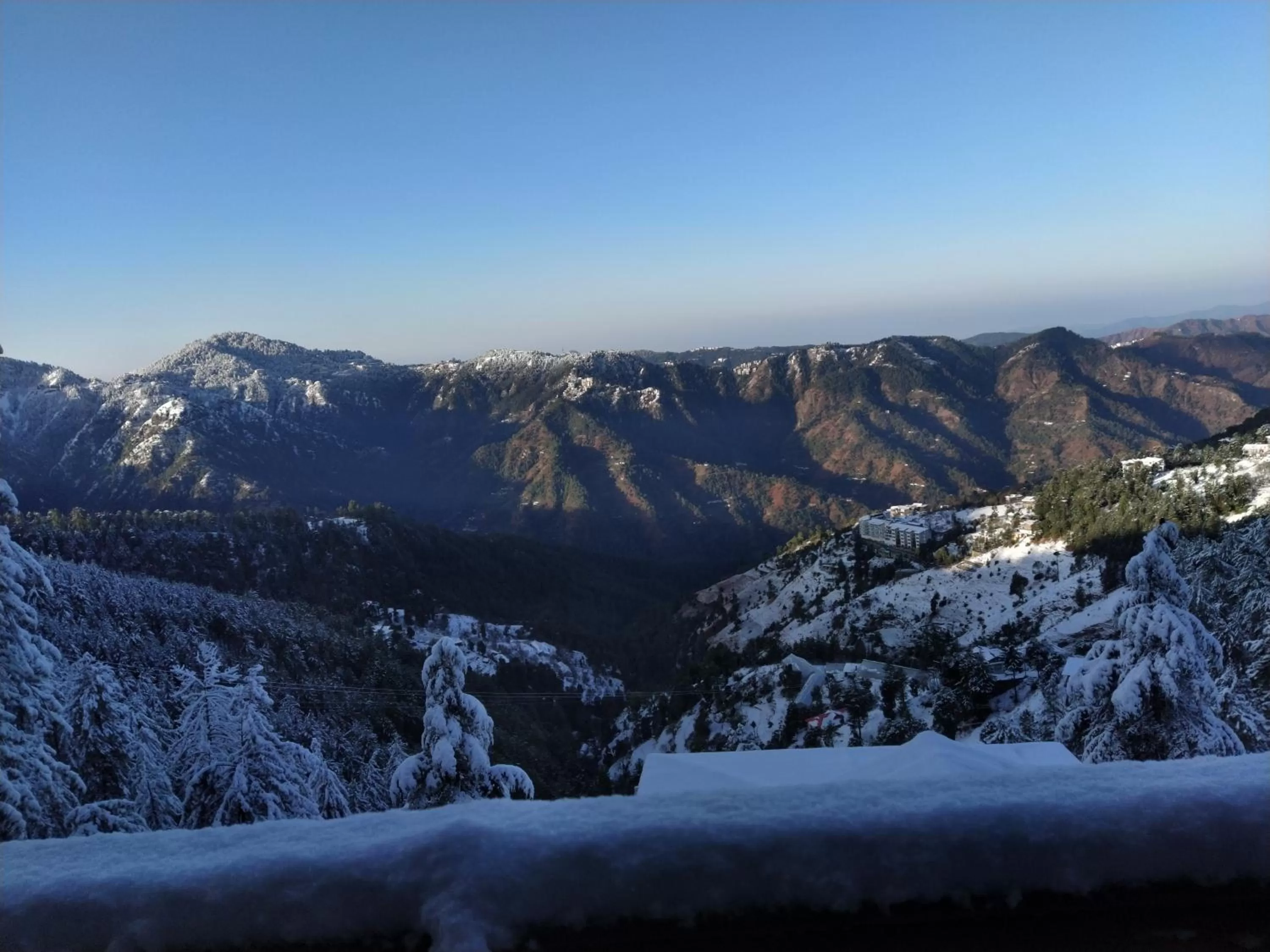 Natural landscape, Winter in The Retreat Mashobra, Shimla