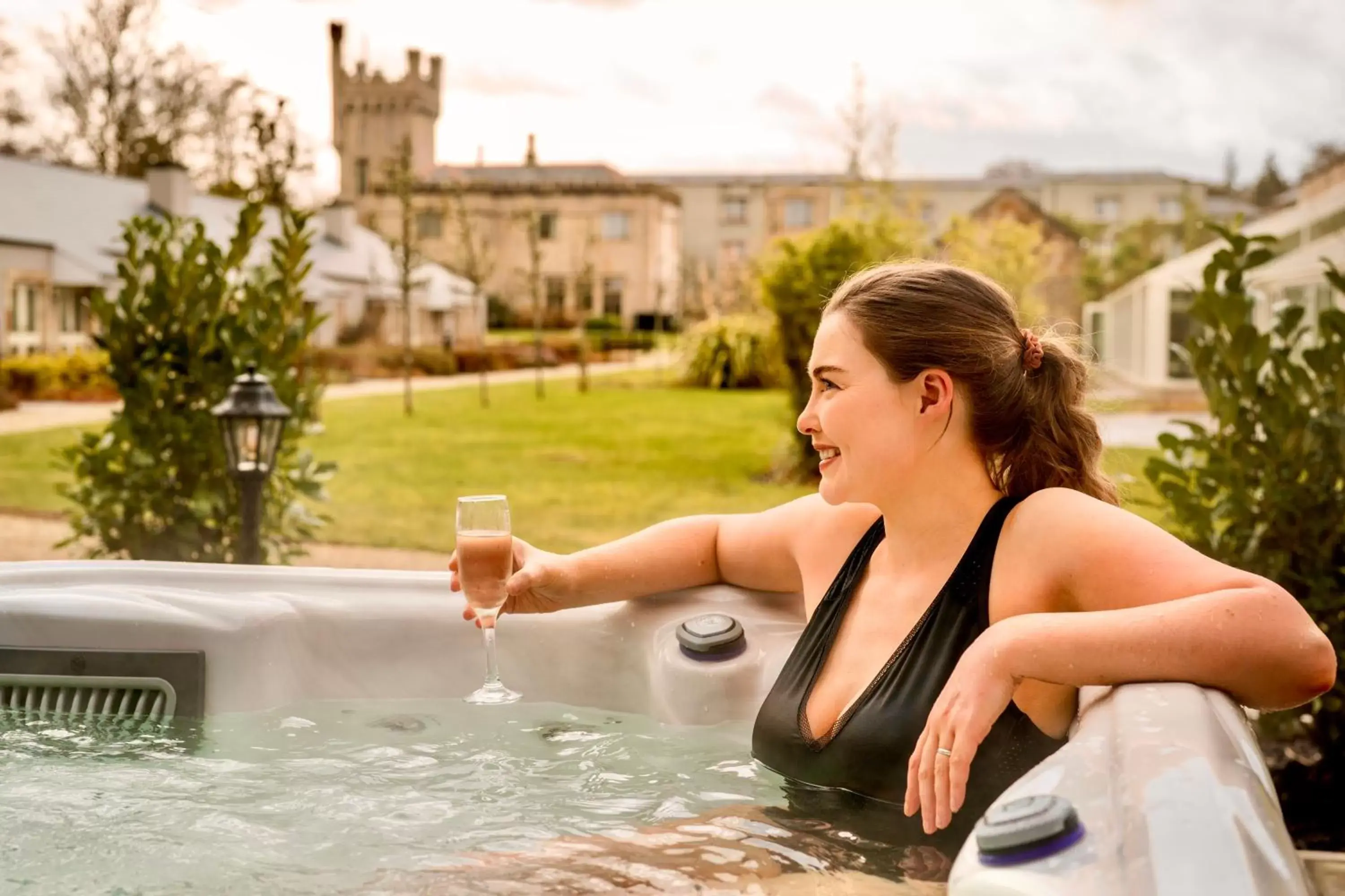 Hot Tub in Lough Eske Castle