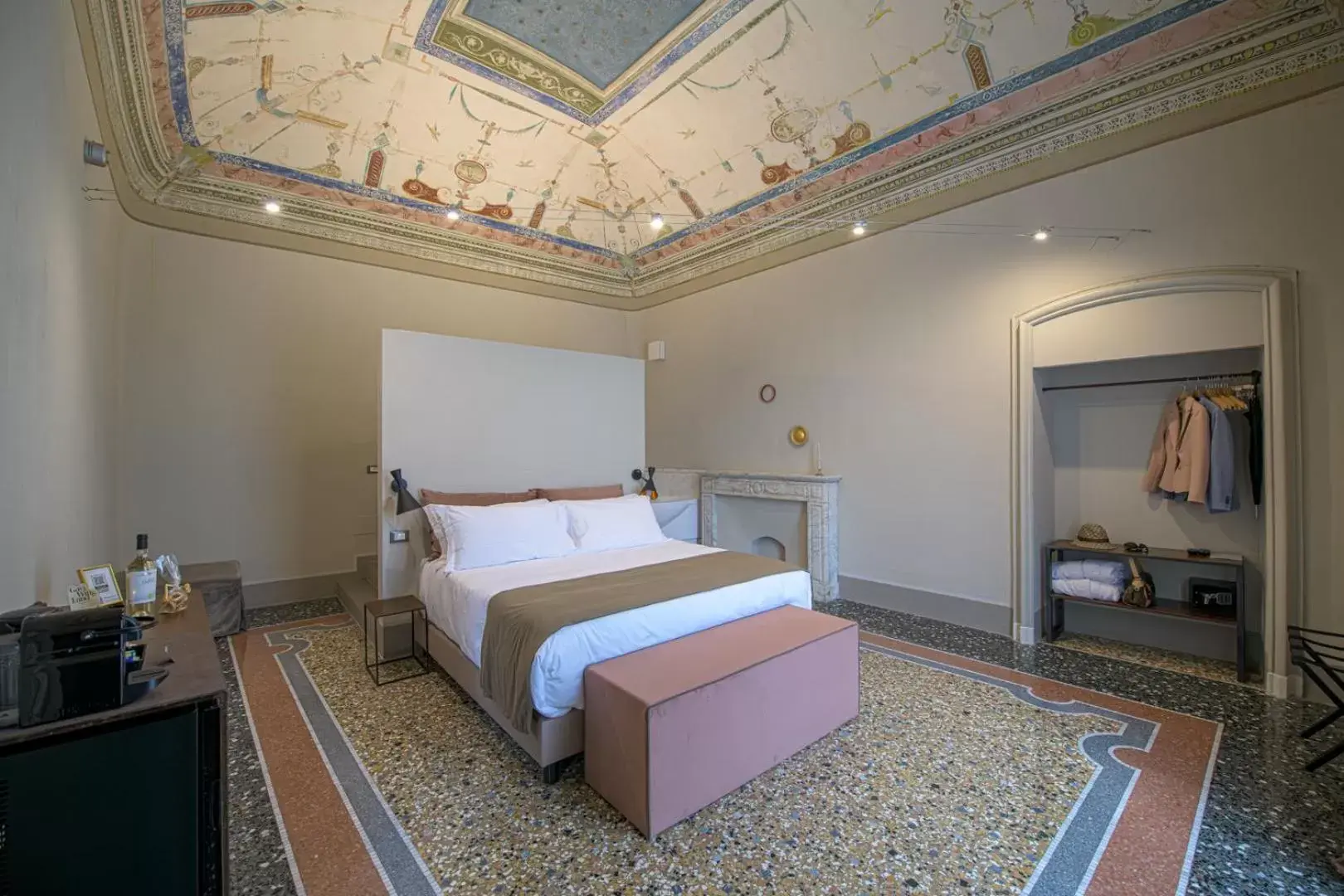 Bed in Palazzo Sertorio Suites