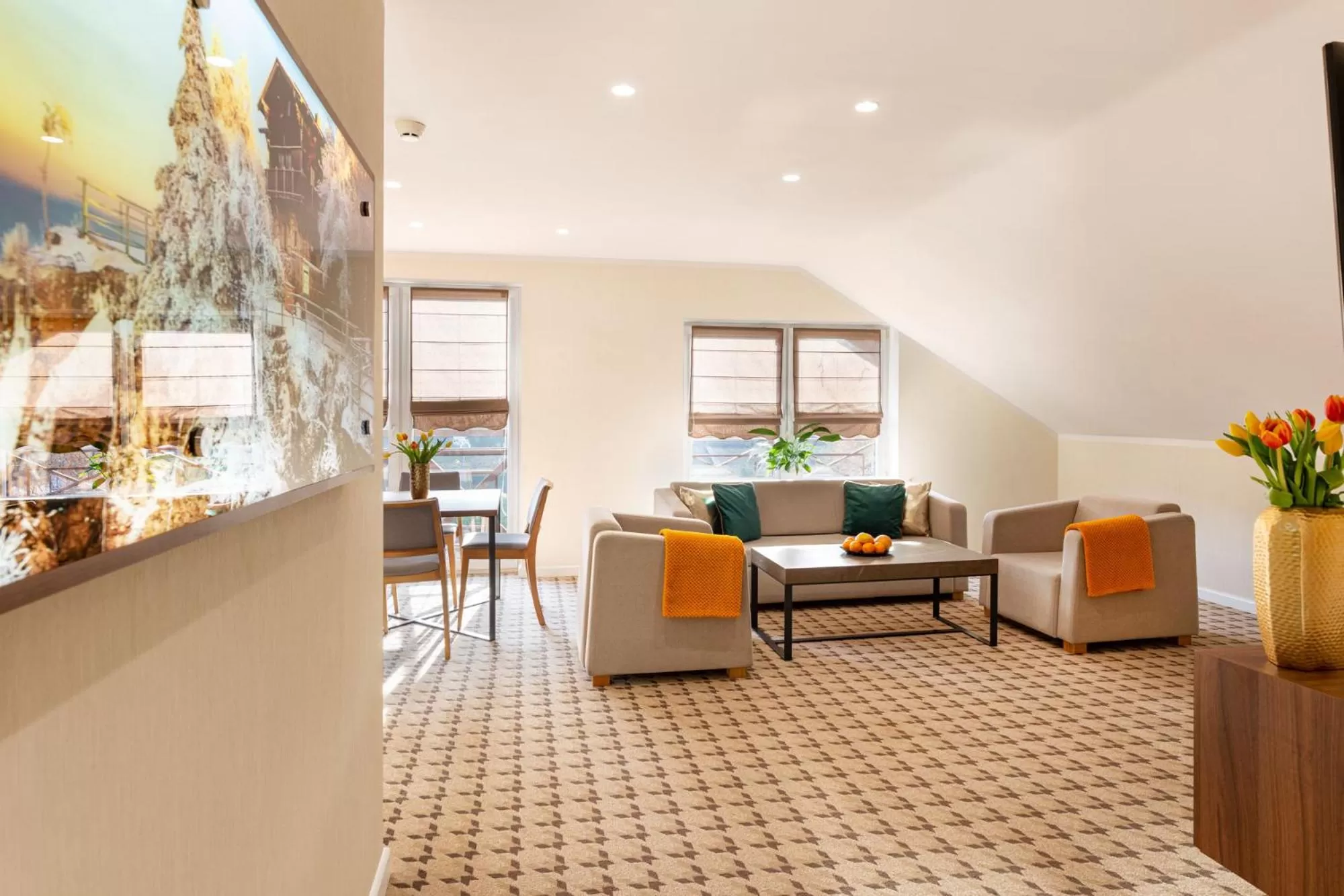 Living room in Hotel Verde Montana Wellness & Spa