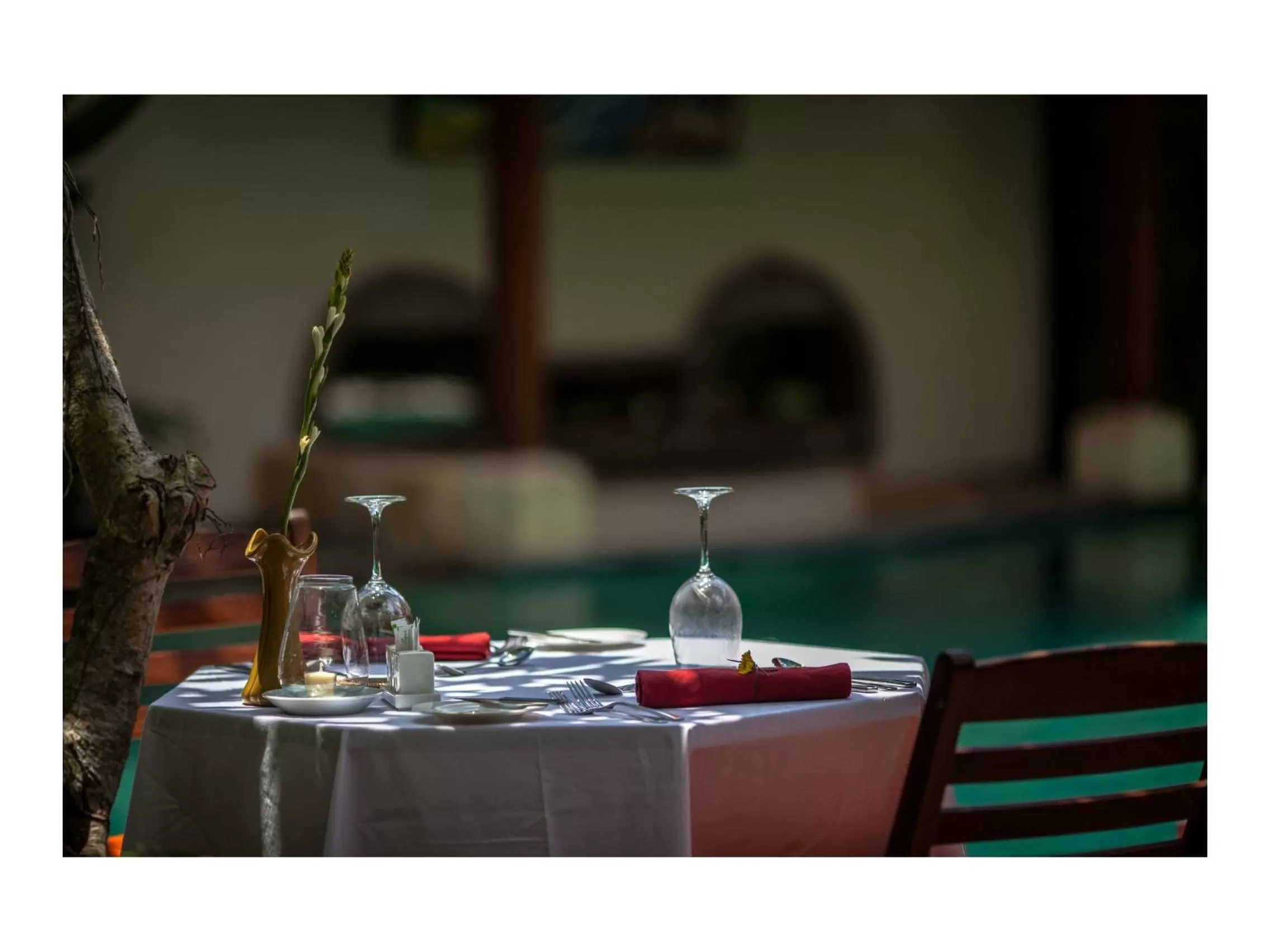 Decorative detail in Lumbung Sari Ubud Hotel - CHSE Certified