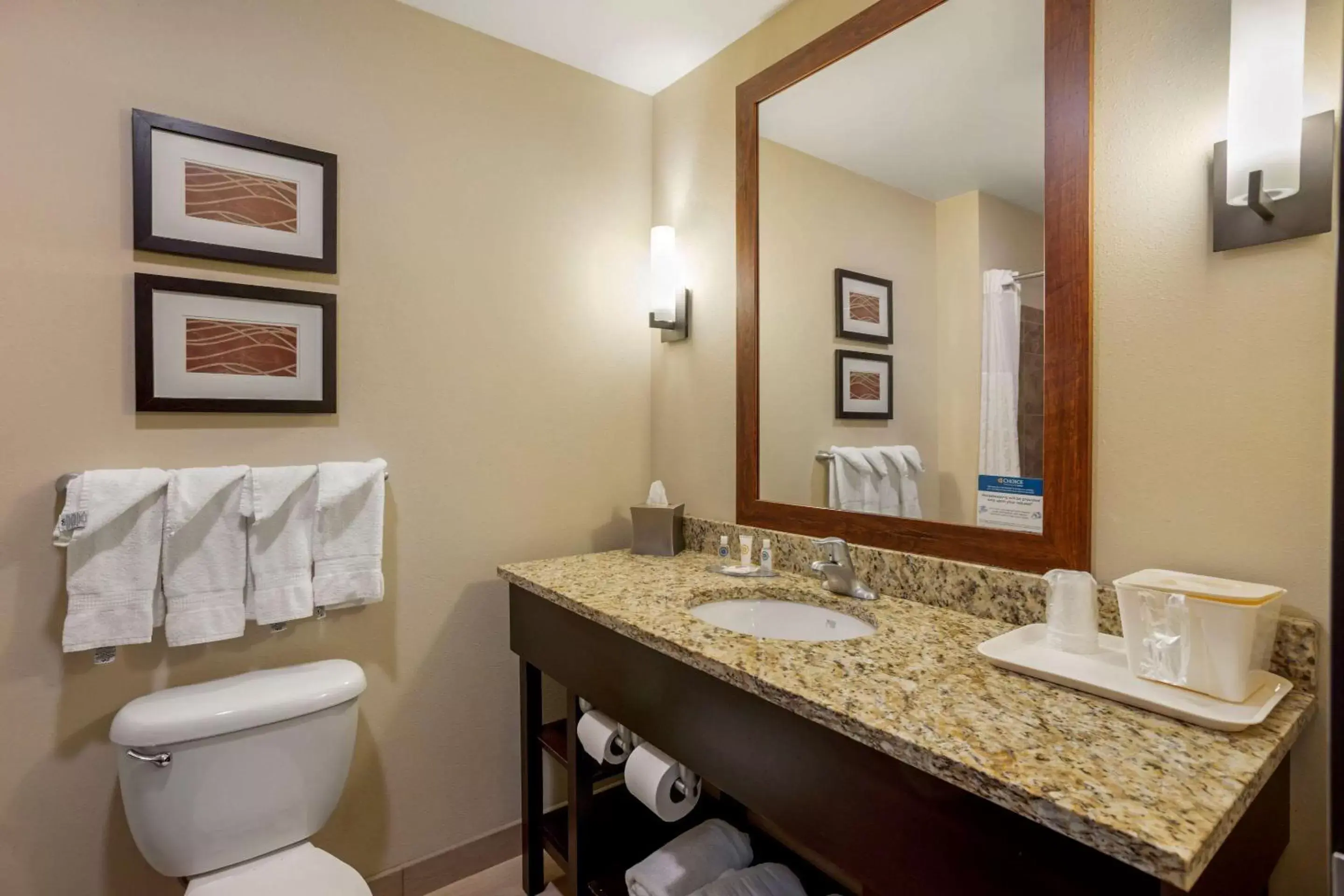 Bedroom, Bathroom in Comfort Inn & Suites Sayre