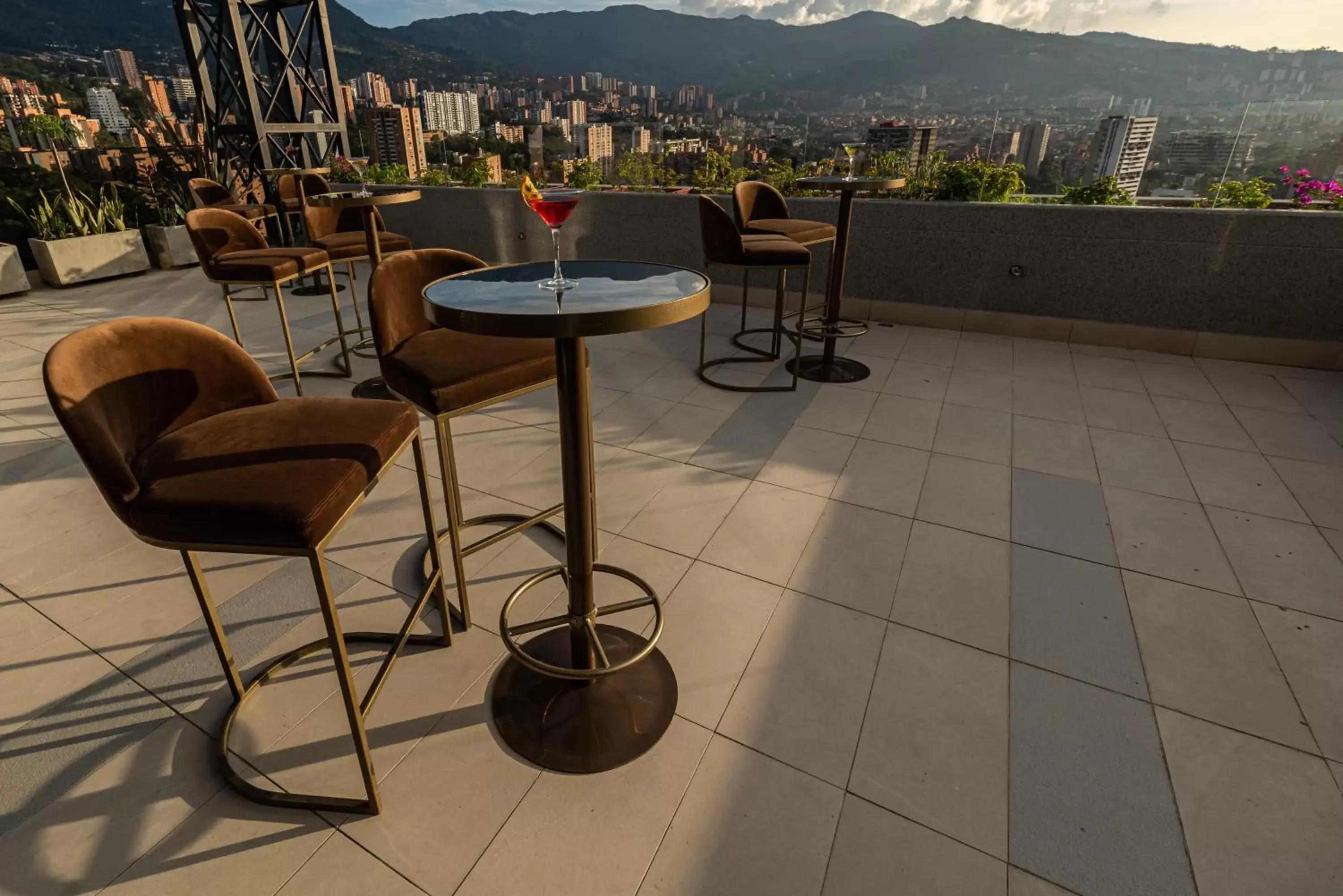 Balcony/Terrace in Hotel York Luxury Suites Medellin by Preferred