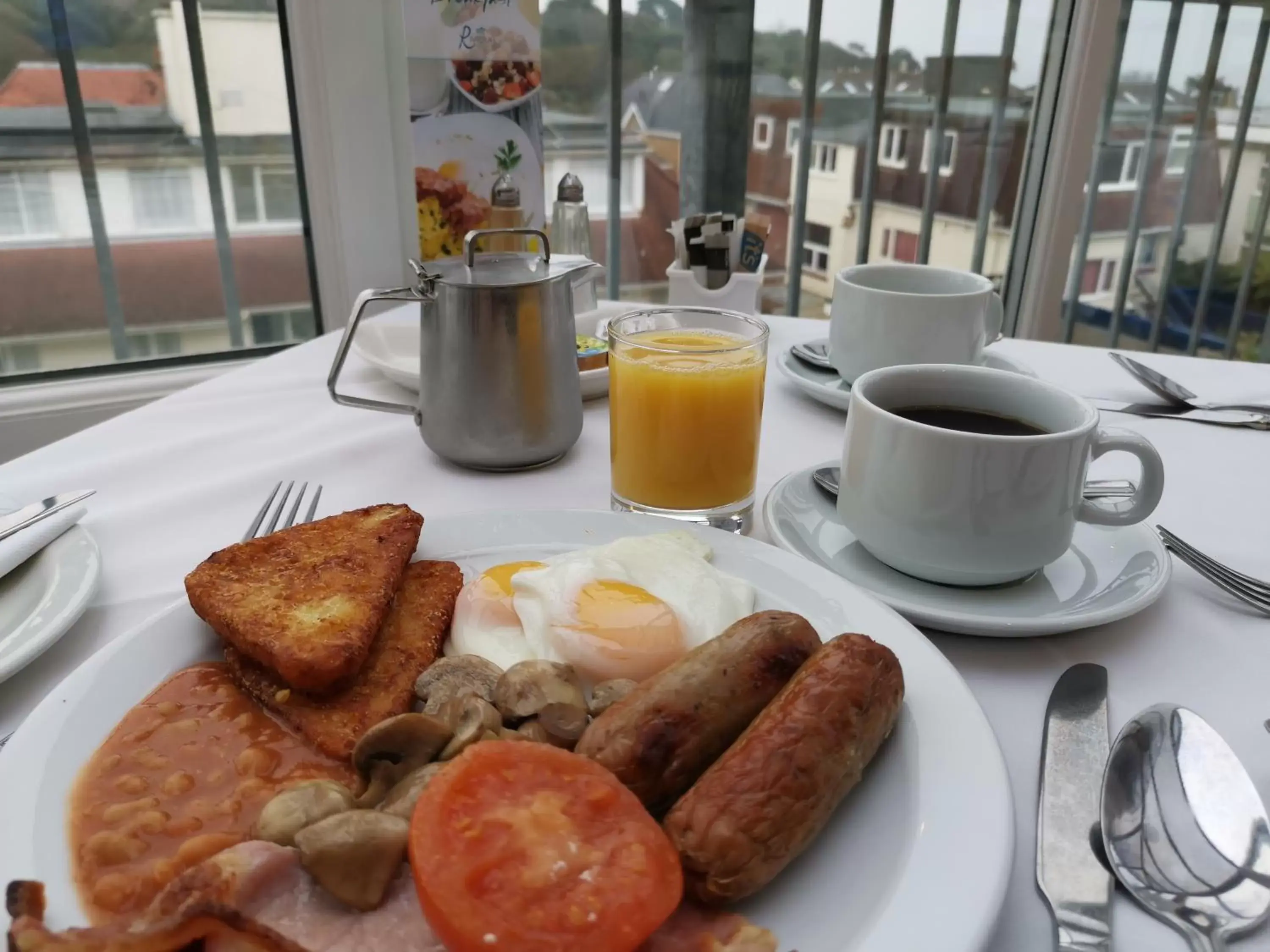 Buffet breakfast, Breakfast in The Riviera Hotel & Holiday Apartments Alum Chine