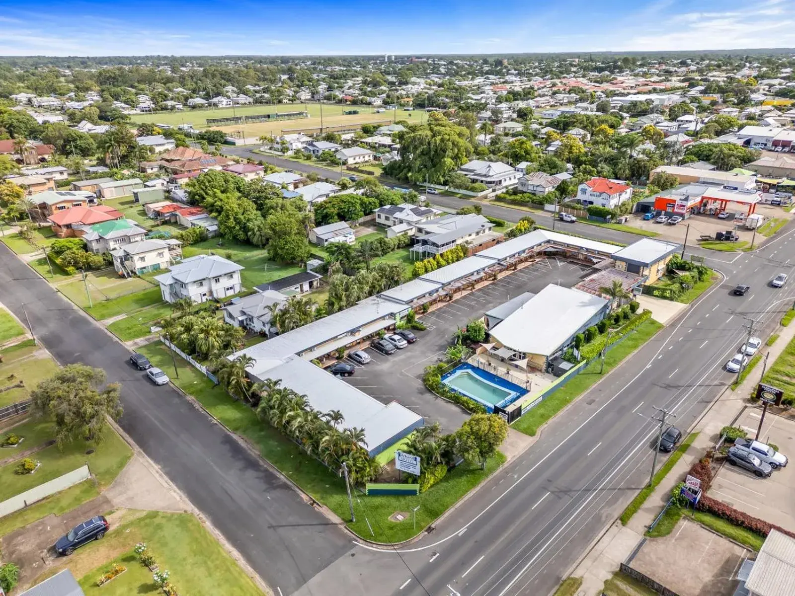 Bird's-eye View in Arkana Motel