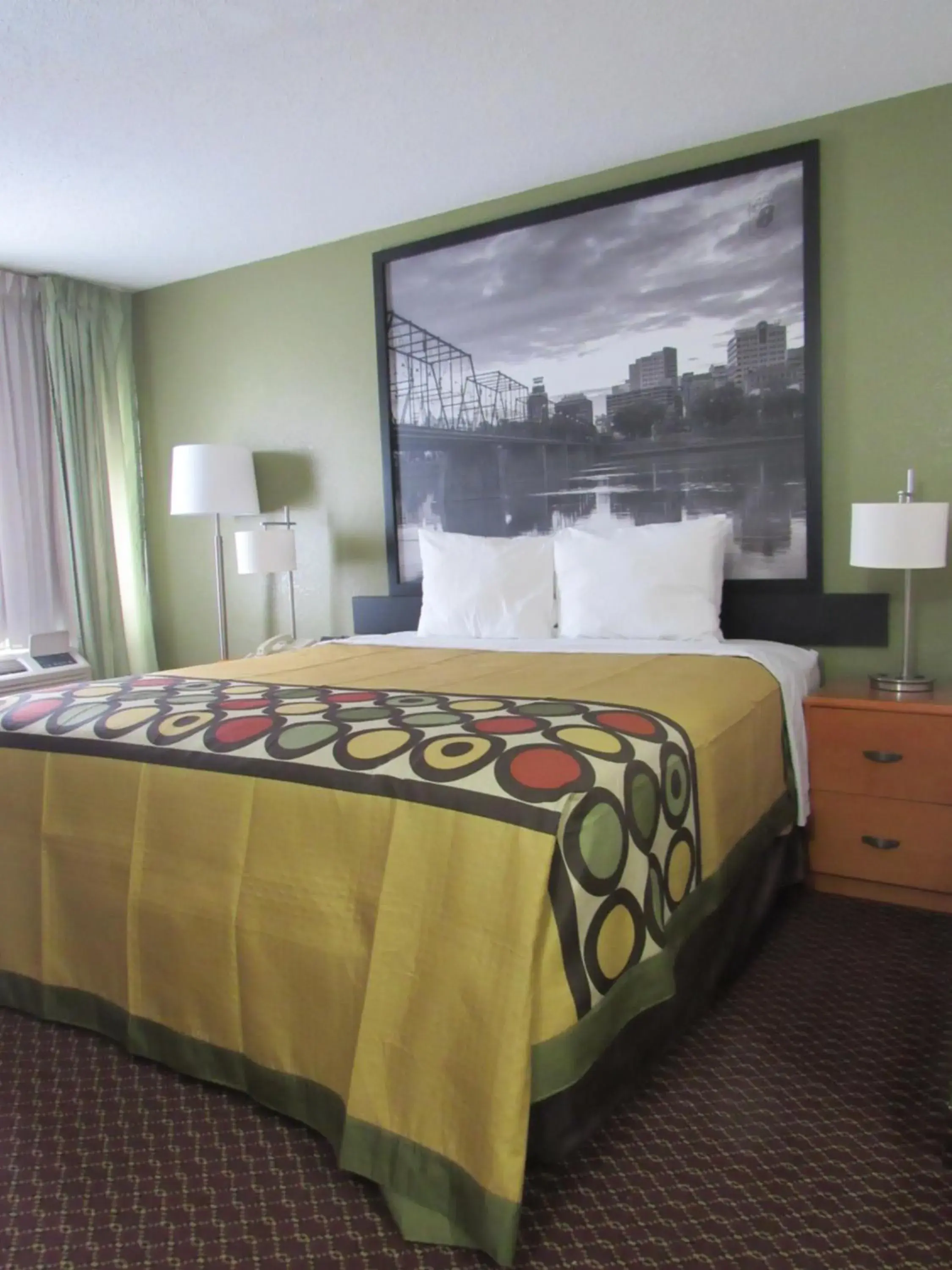 Bed in Super 8 by Wyndham New Cumberland