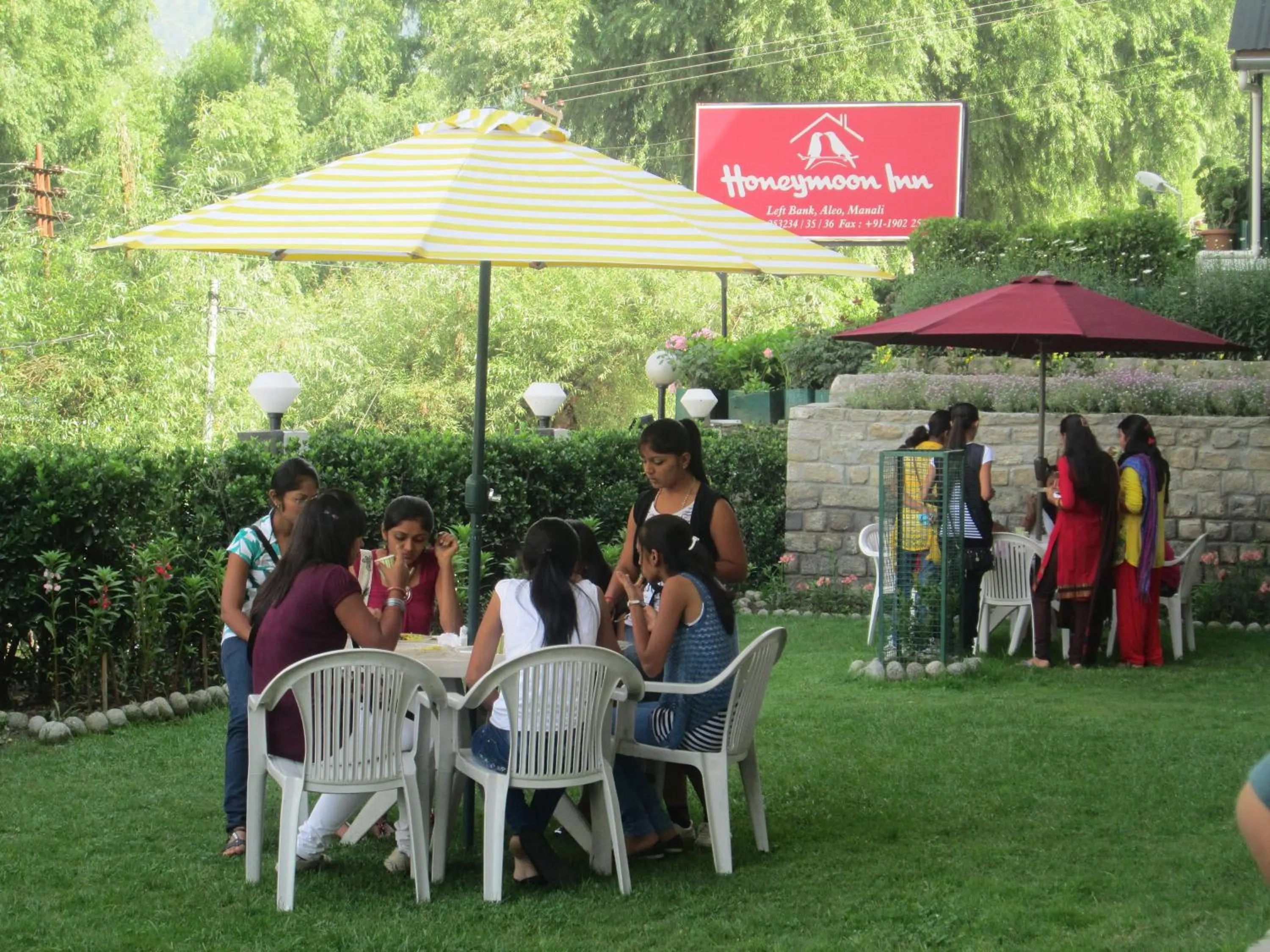 Restaurant/places to eat in Honeymoon Inn Manali