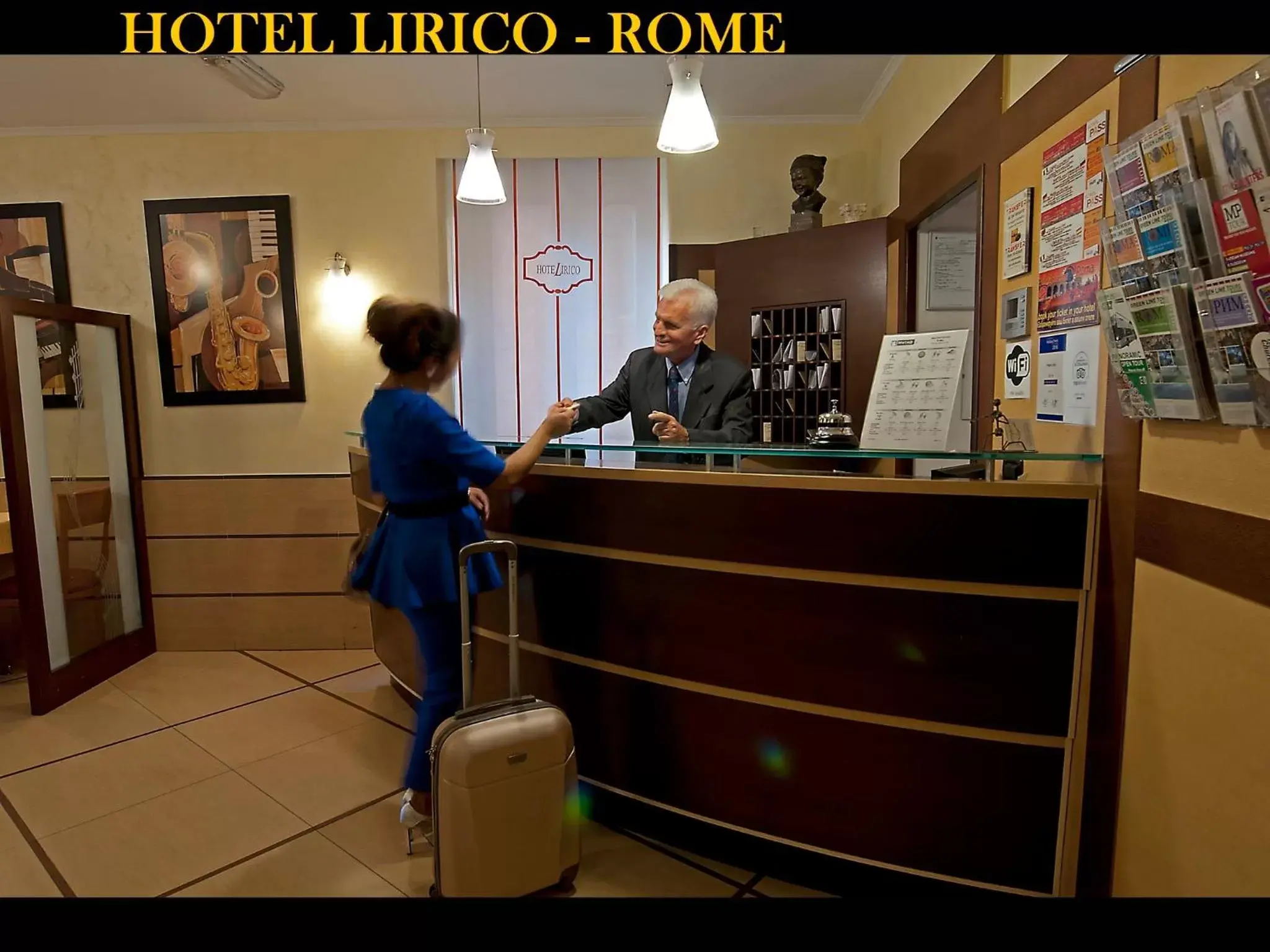 Lobby or reception in Hotel Lirico