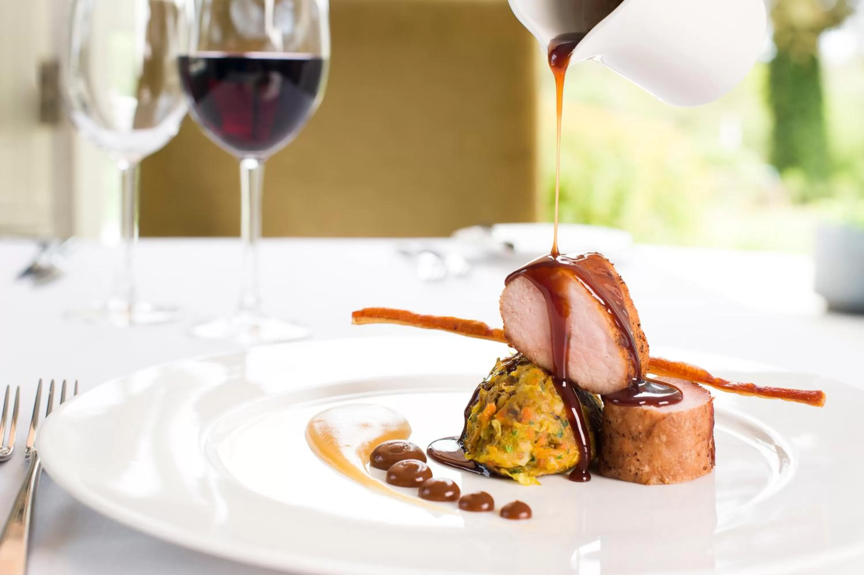 Food in The Cornwall Hotel Spa & Lodges