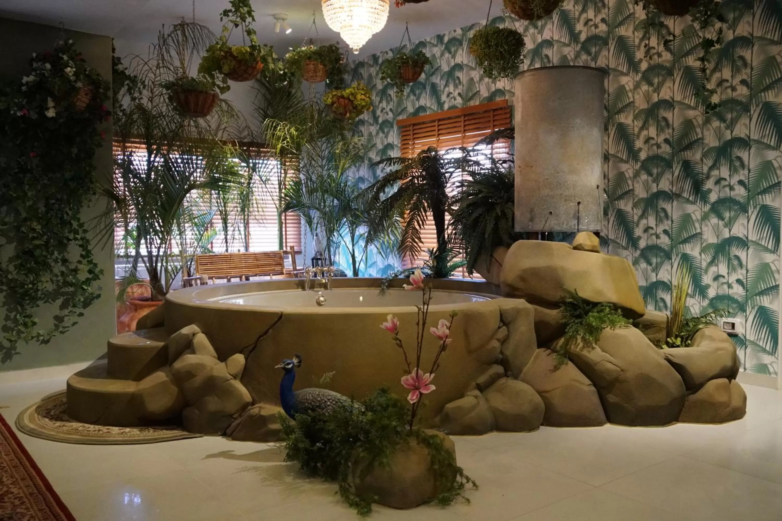 Hot Tub in The Walled Off Hotel