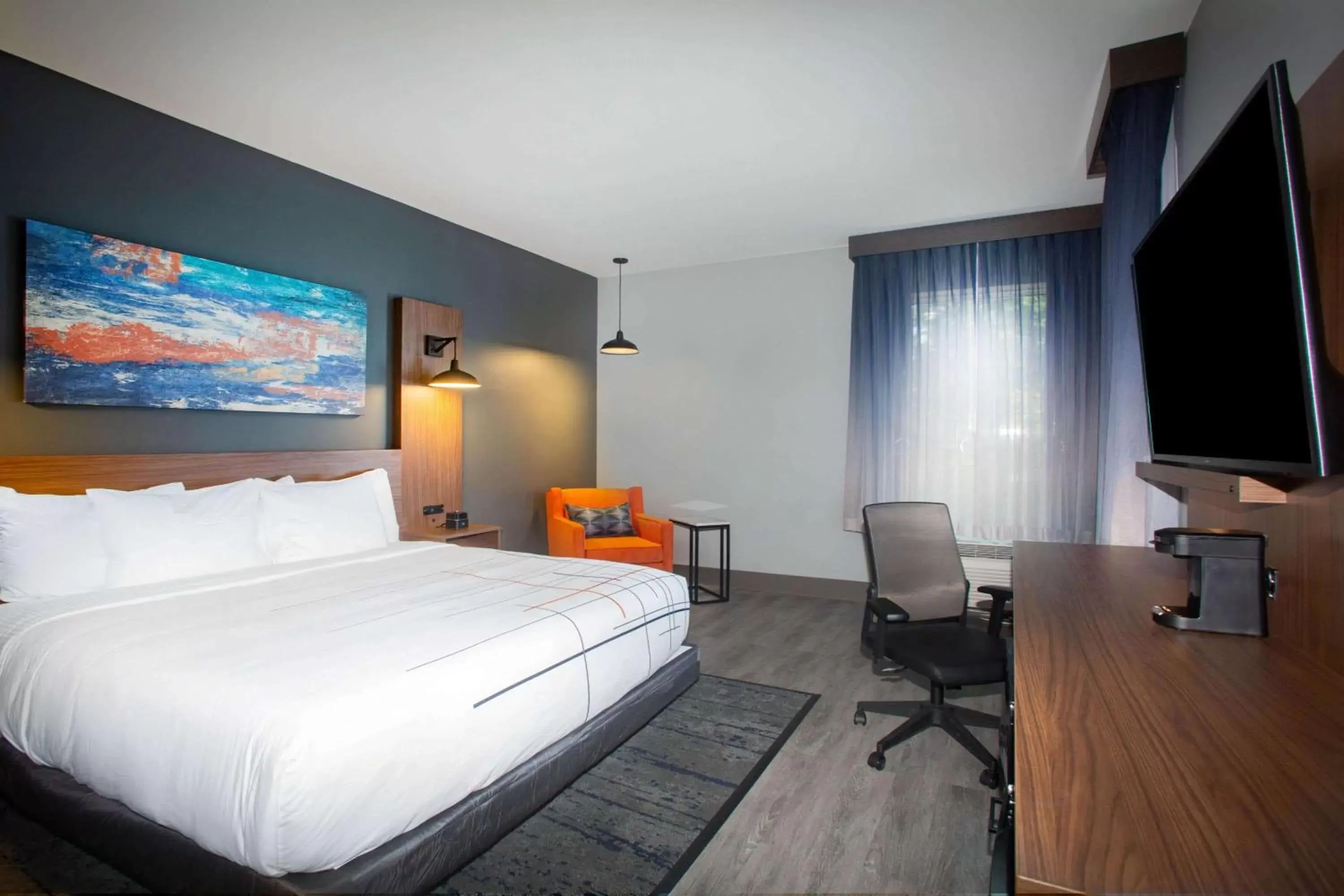 King Room with Mobility/Hearing Impaired Access - Non-Smoking in La Quinta Inn & Suites by Wyndham Oxford King Room with Mobility/Hearing Impaired Access - Non-Smoking in La Quinta Inn & Suites by Wyndham Oxford