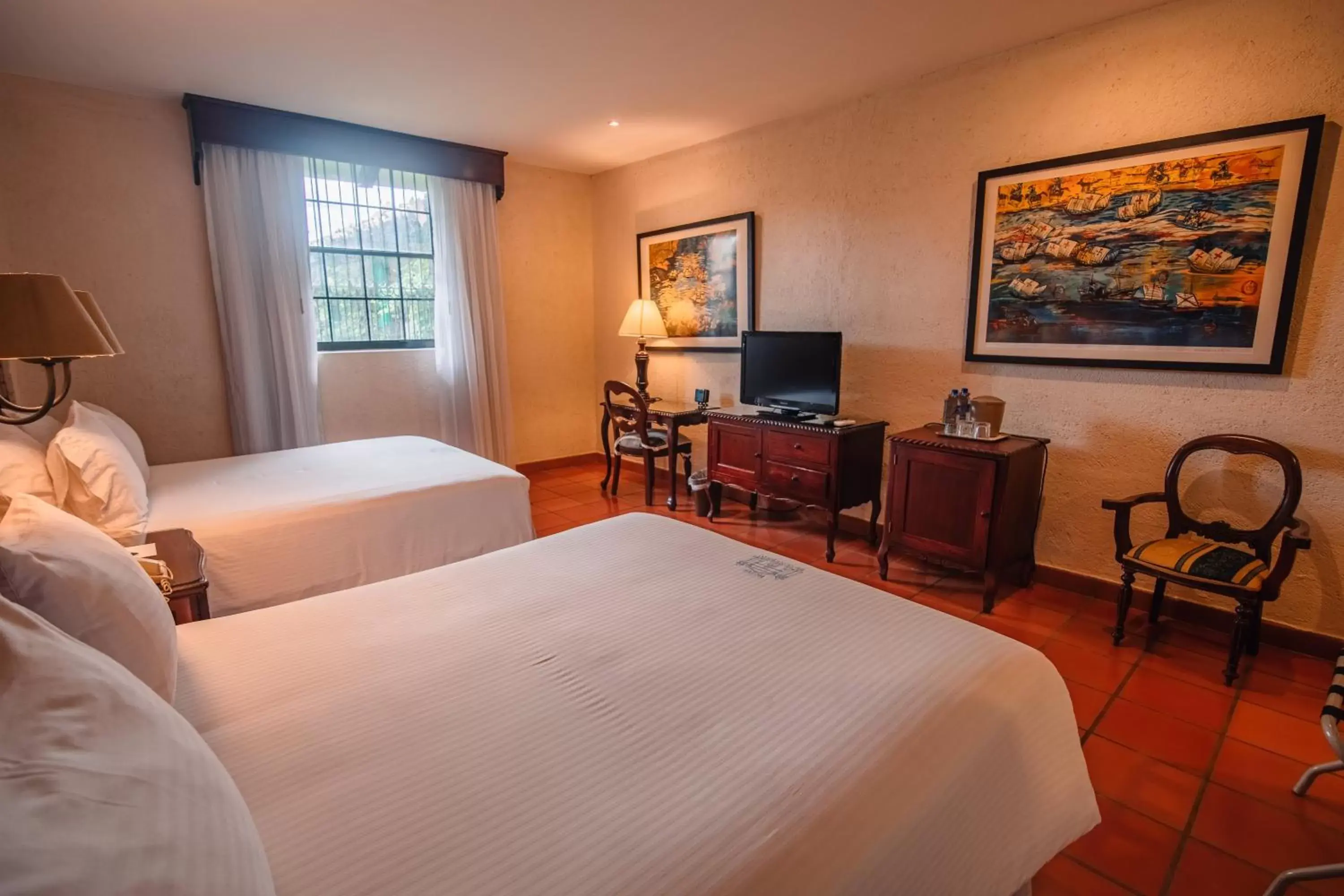 Deluxe Double Room with Garden View in Hotel El Convento Leon Nicaragua Deluxe Double Room with Garden View in Hotel El Convento Leon Nicaragua