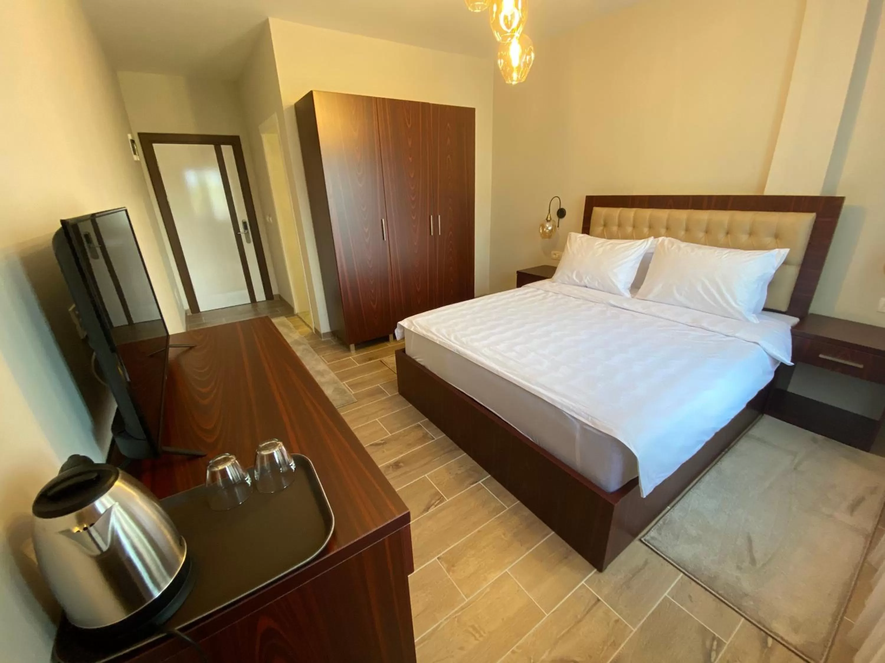 Bed in Hotel Kolonja's