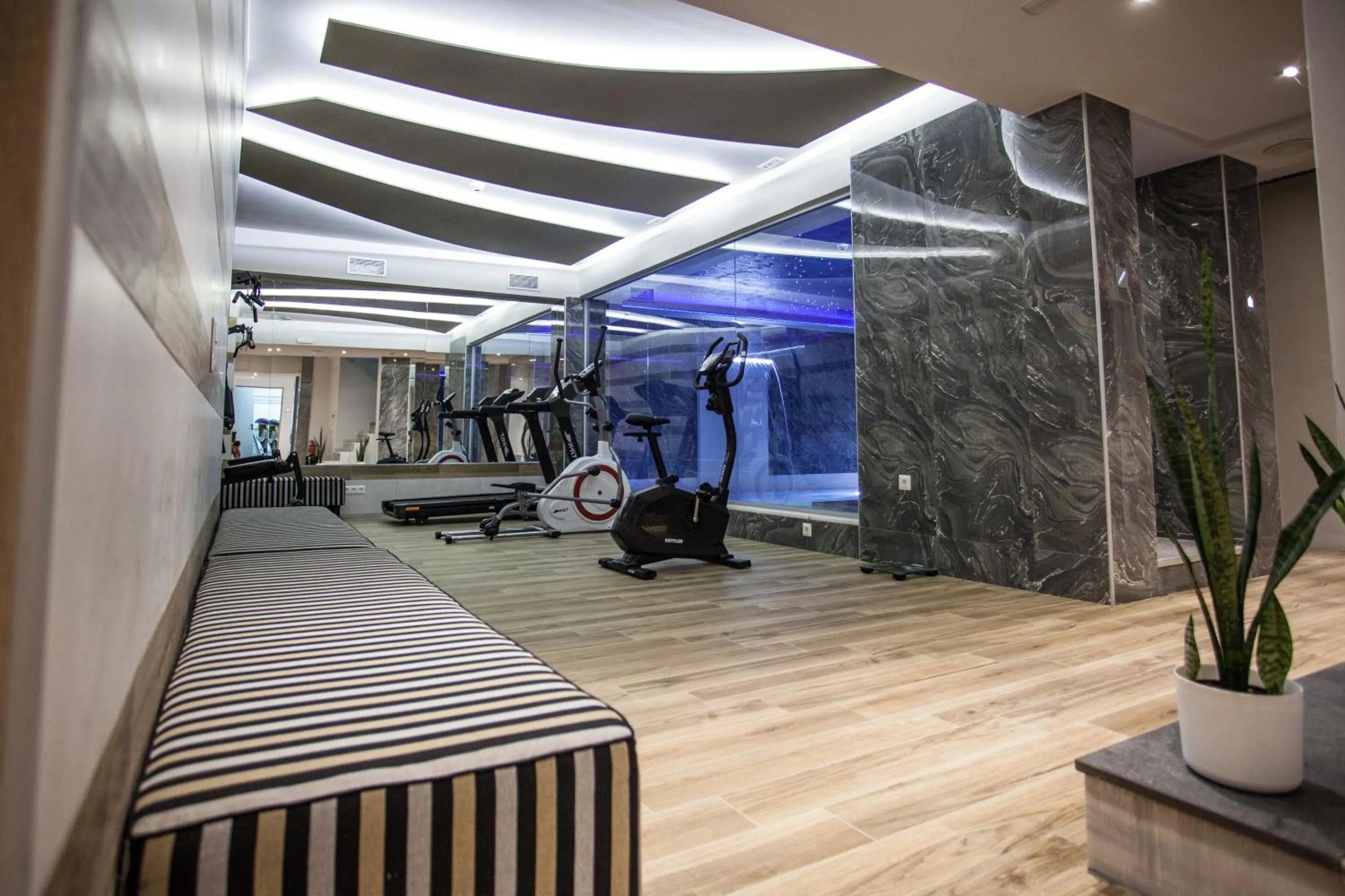 Fitness centre/facilities in Melrose Rethymno by Mage Hotels