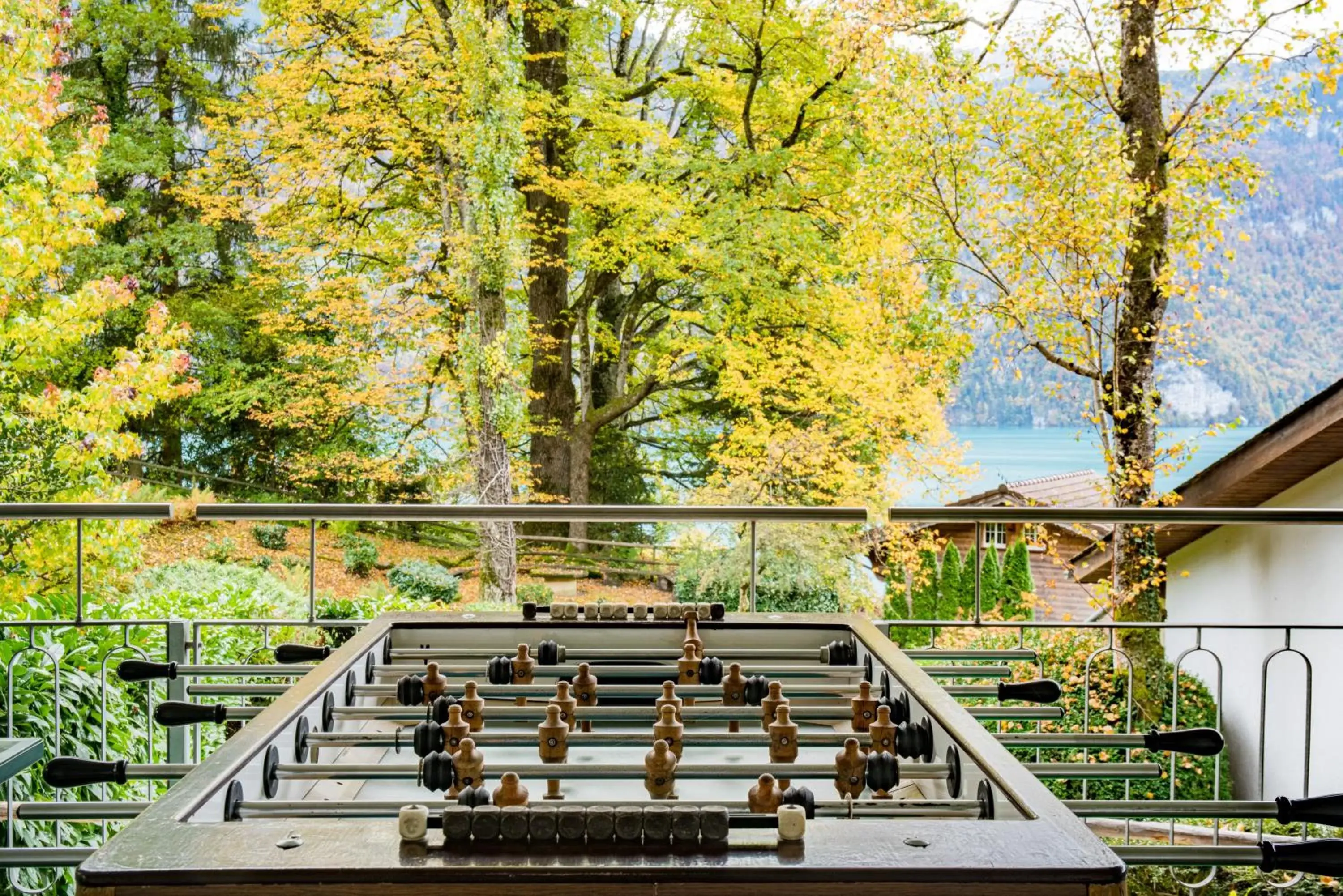 Garden view in Hotel Lindenhof by Crossworld AG