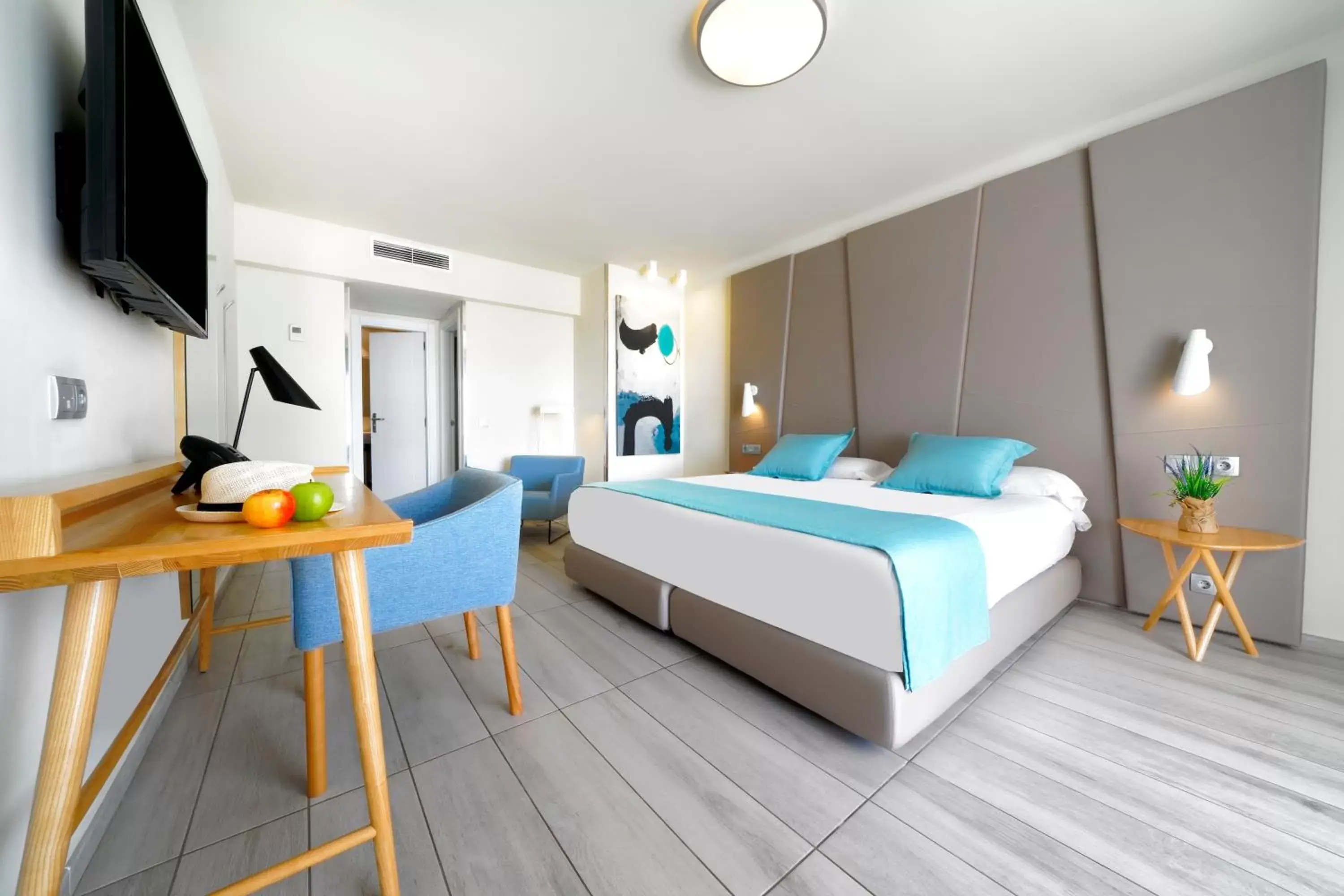 Bed in Aqua Suites