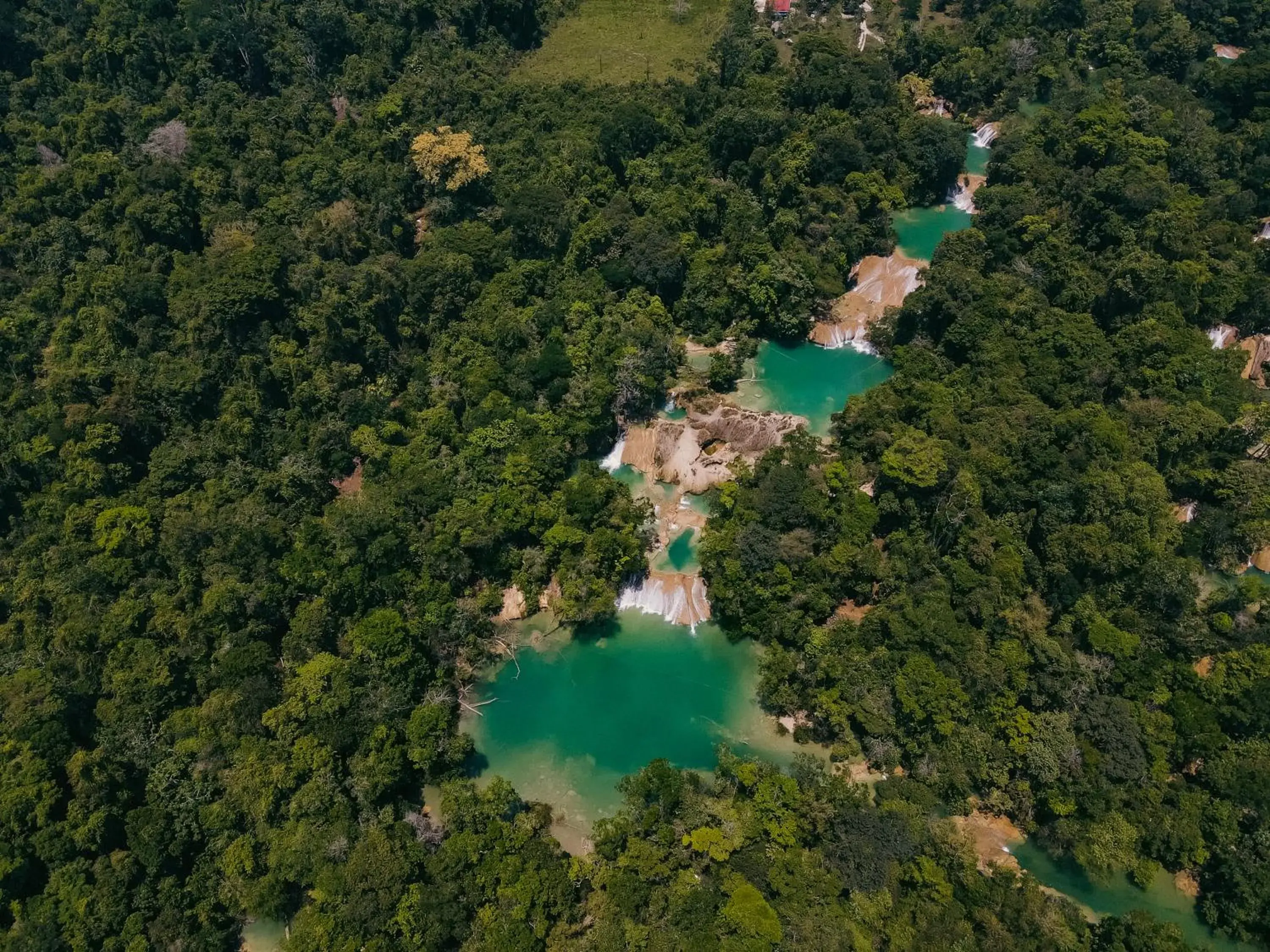 Nearby landmark, Bird's-eye View in Chan-Kah Resort Village